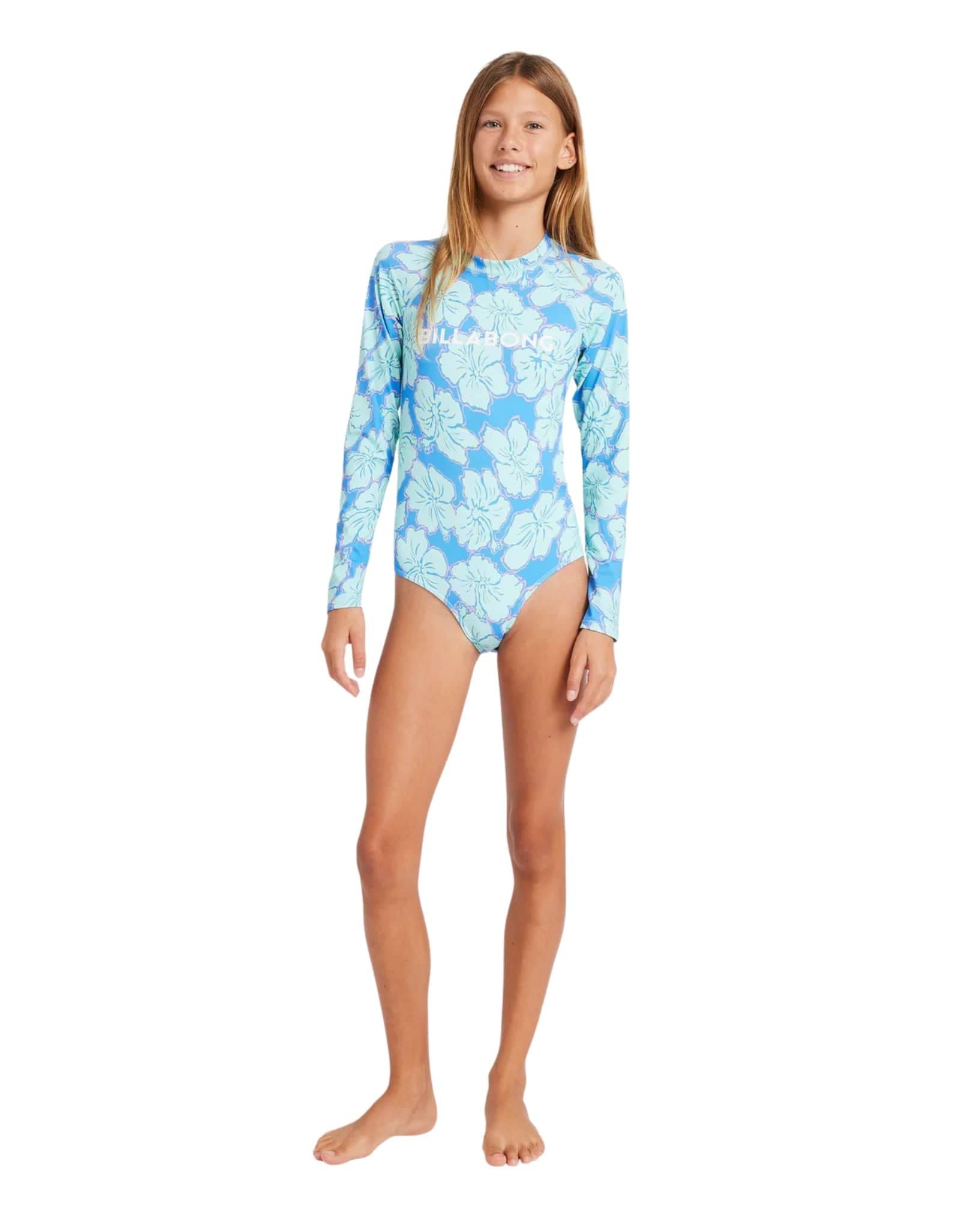 Billabong Happy Hibiscus Ls Bodysuit