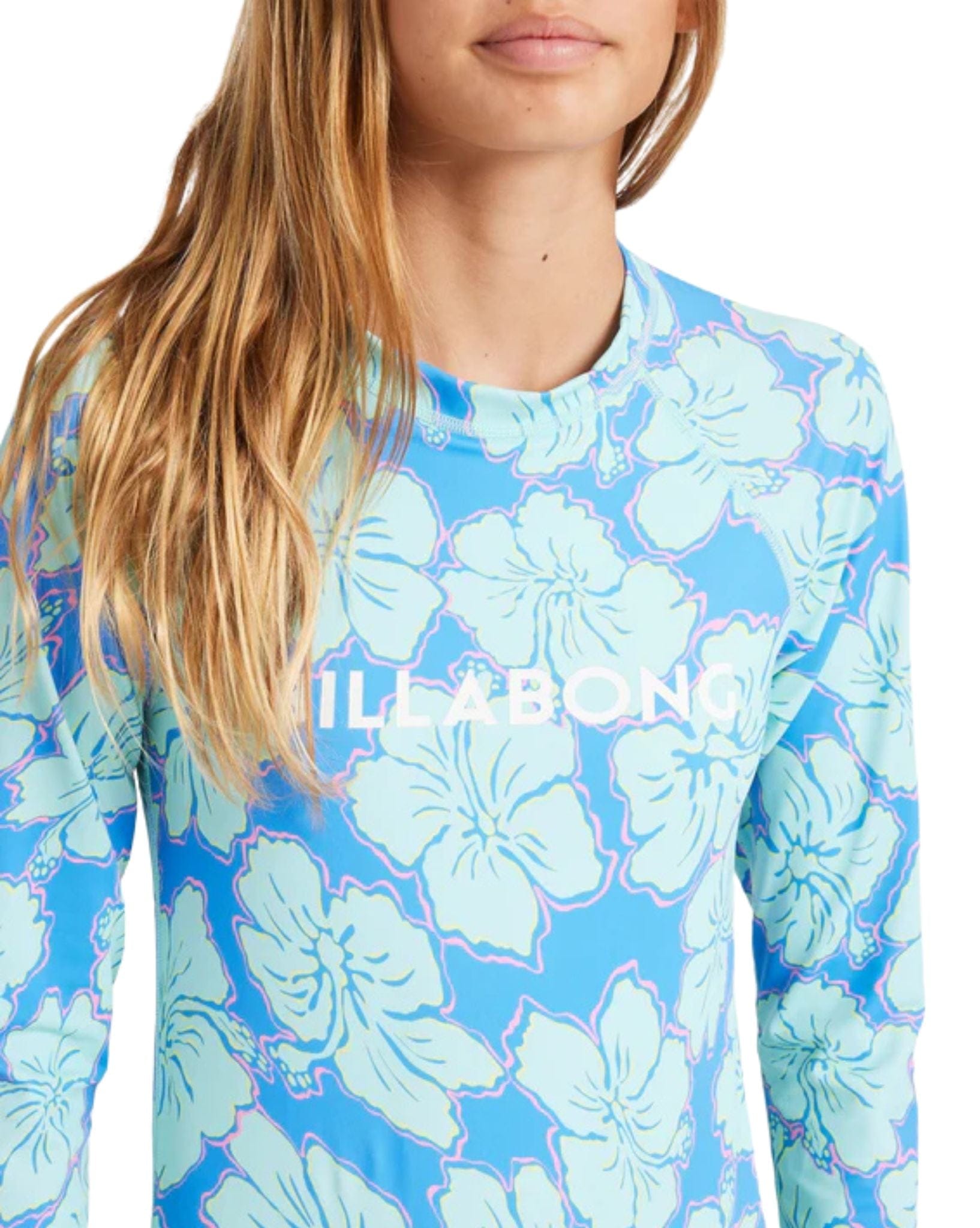 Billabong Happy Hibiscus Ls Bodysuit
