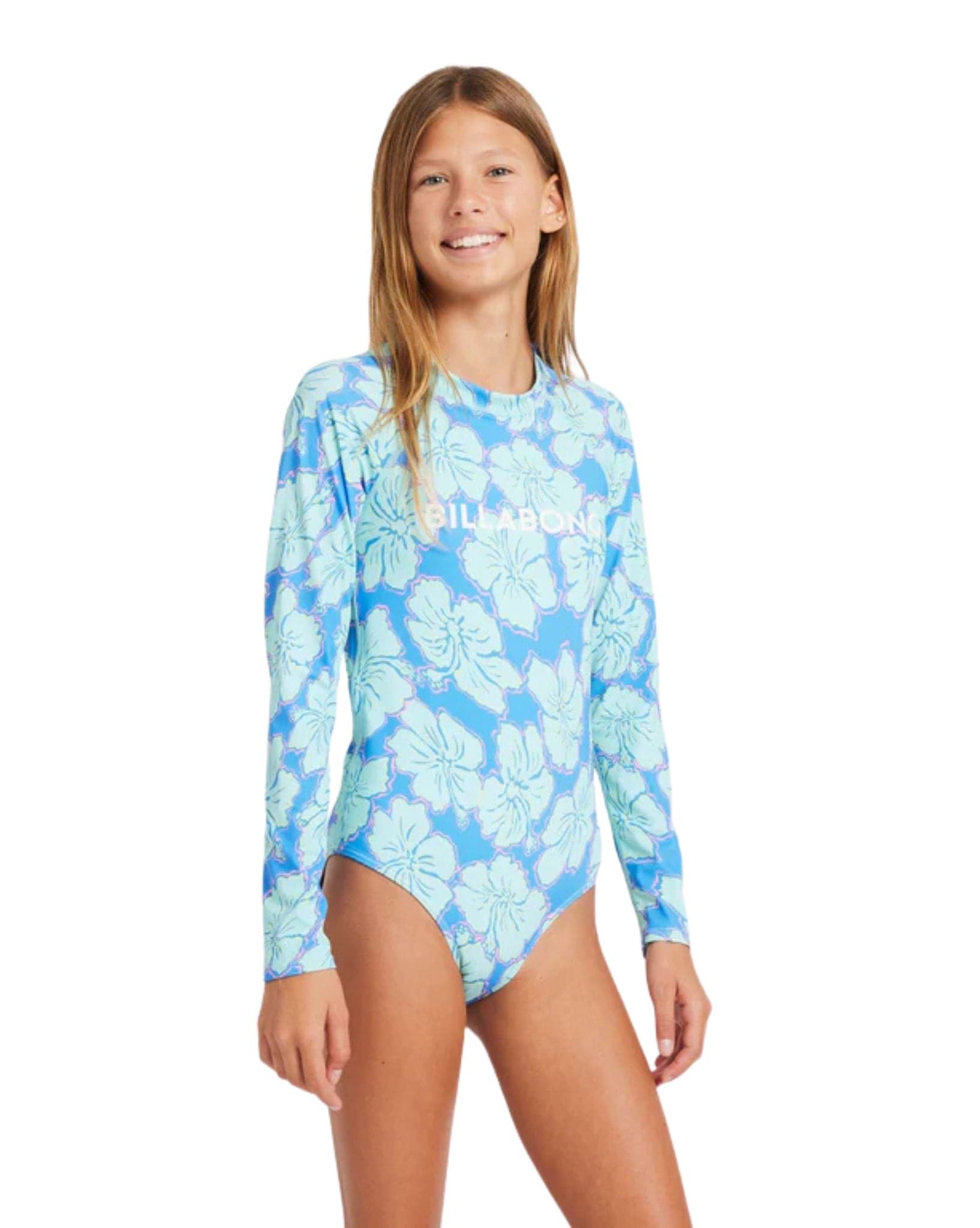 Billabong Happy Hibiscus Ls Bodysuit