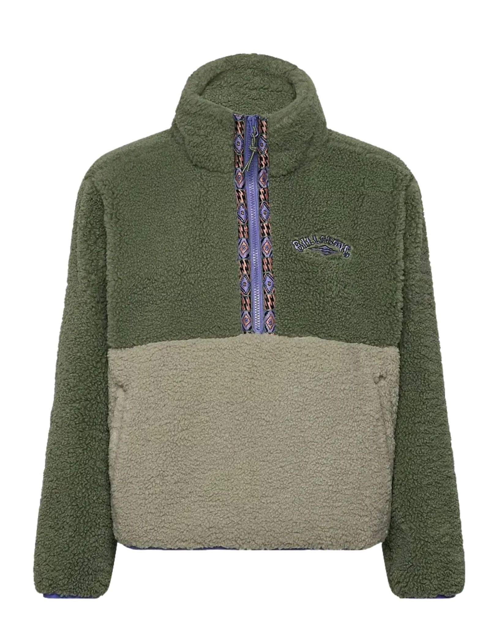 Billabong Horizon Mock Neck Half Zip Flc