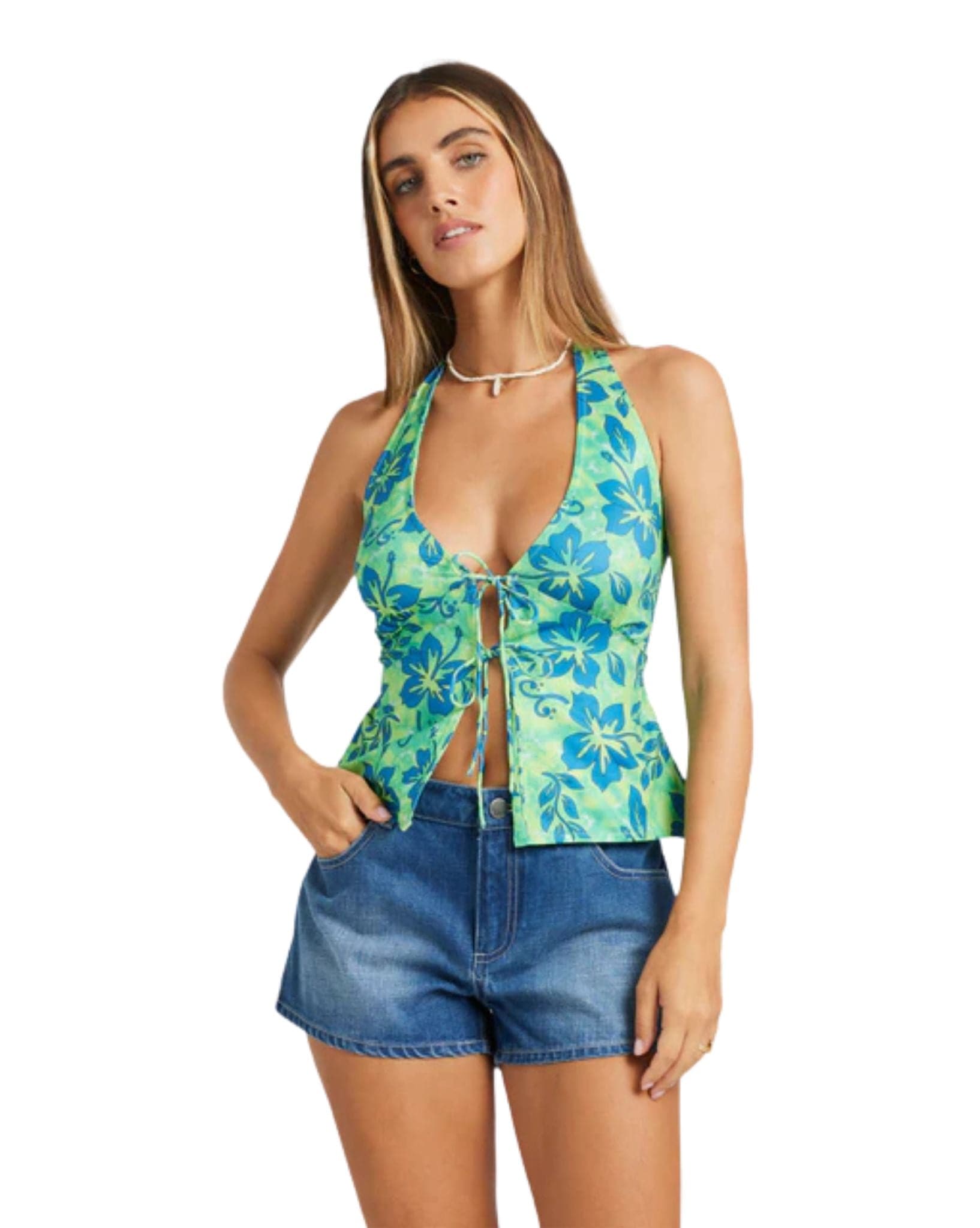 Billabong Lime Crush Halter Top