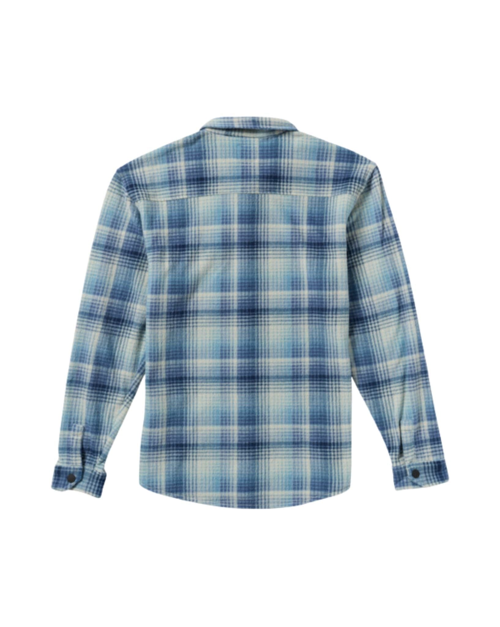 Billabong Mens Furnace Flannel Ls Shirt - Glacier Blue