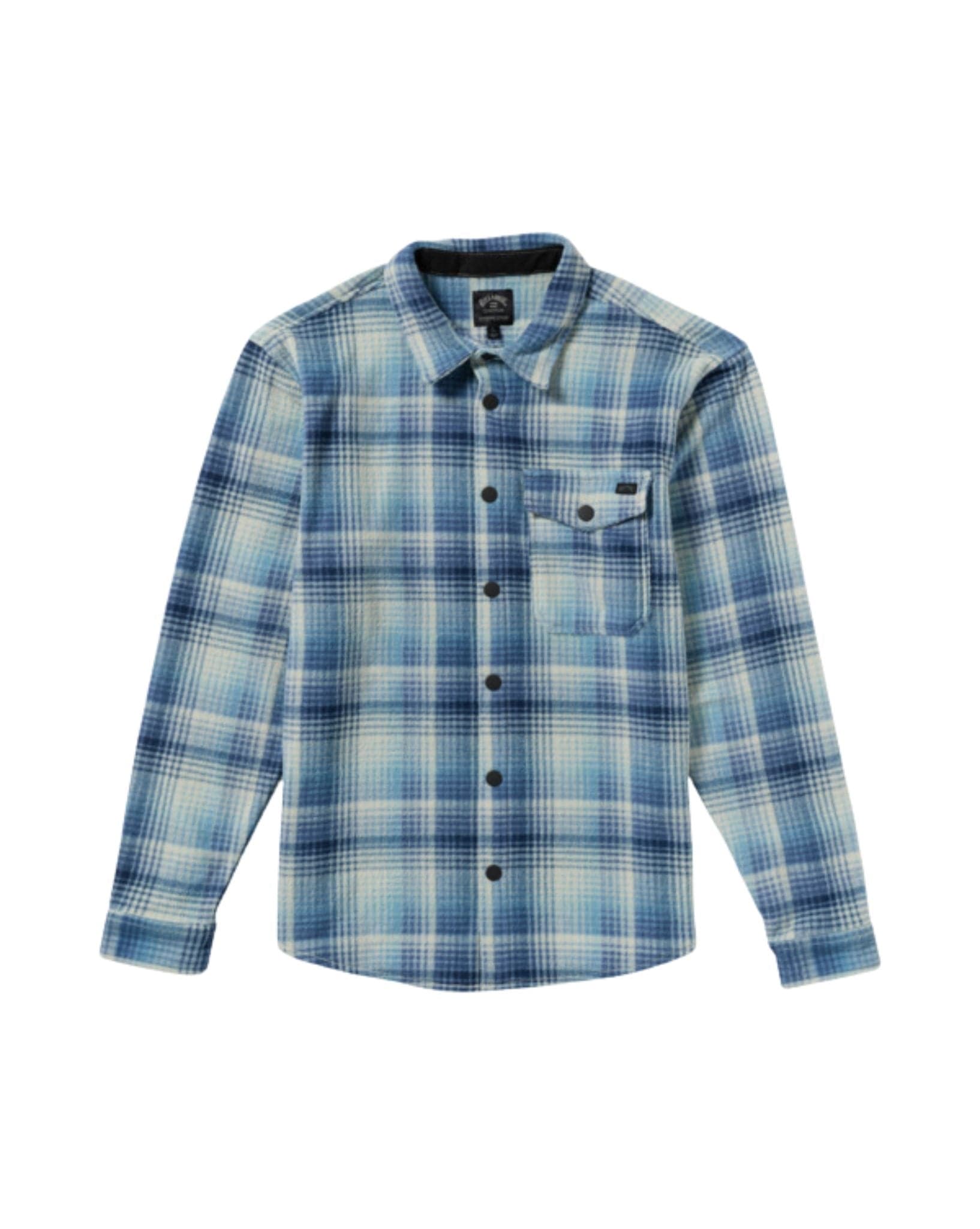 Billabong Mens Furnace Flannel Ls Shirt - Glacier Blue