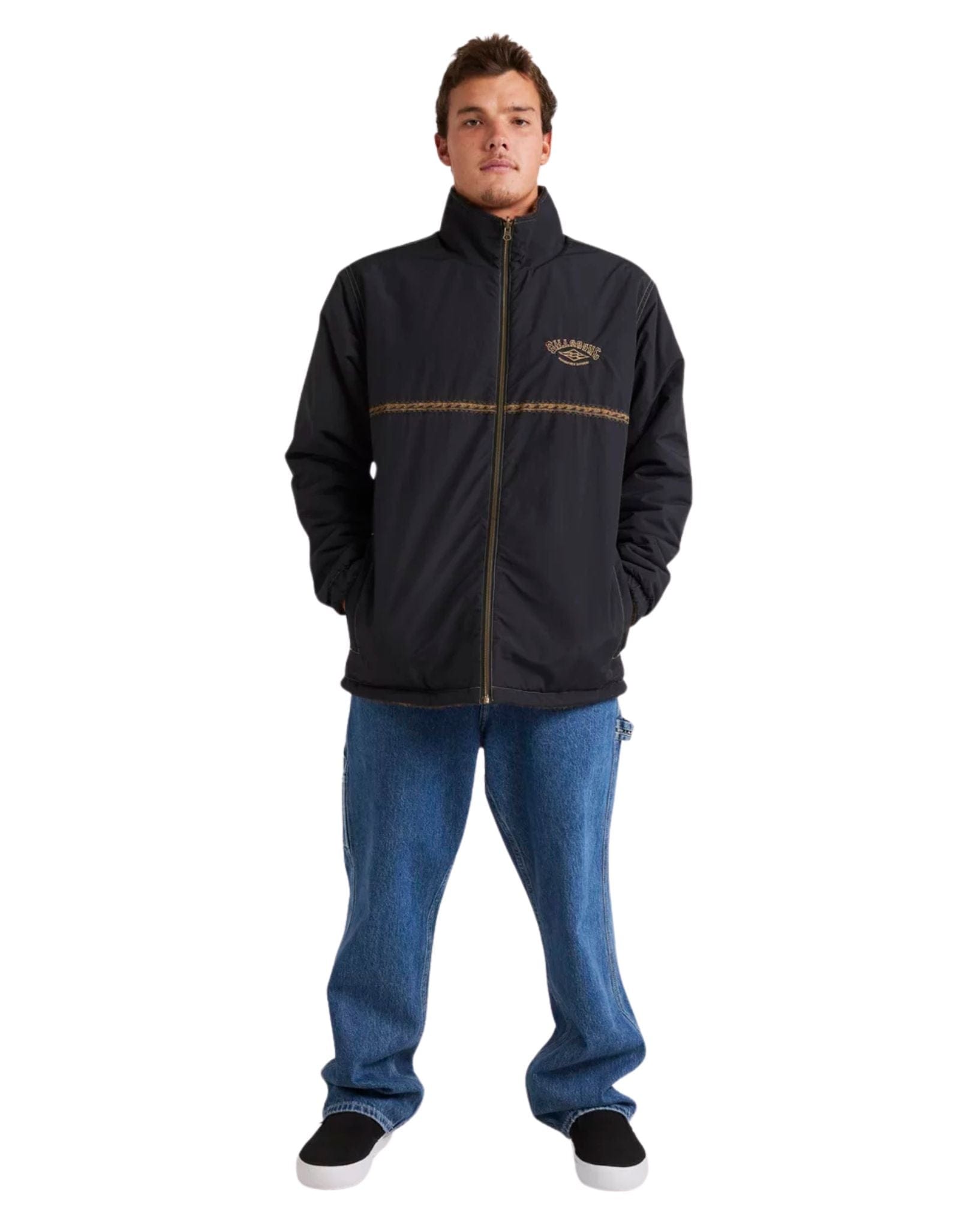 Billabong Mens Gnaraloo Reversible Jacket - Stealth