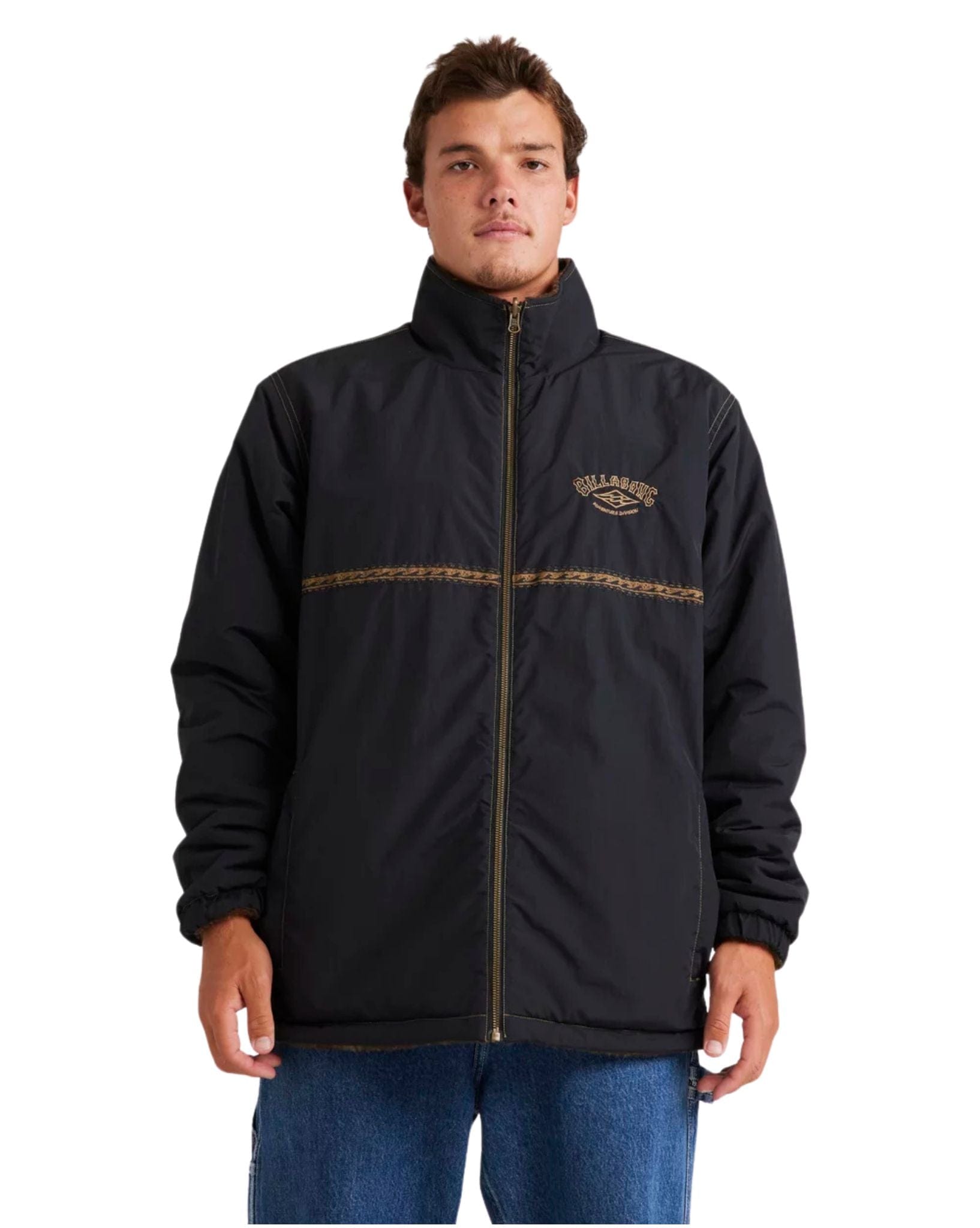 Billabong Mens Gnaraloo Reversible Jacket - Stealth