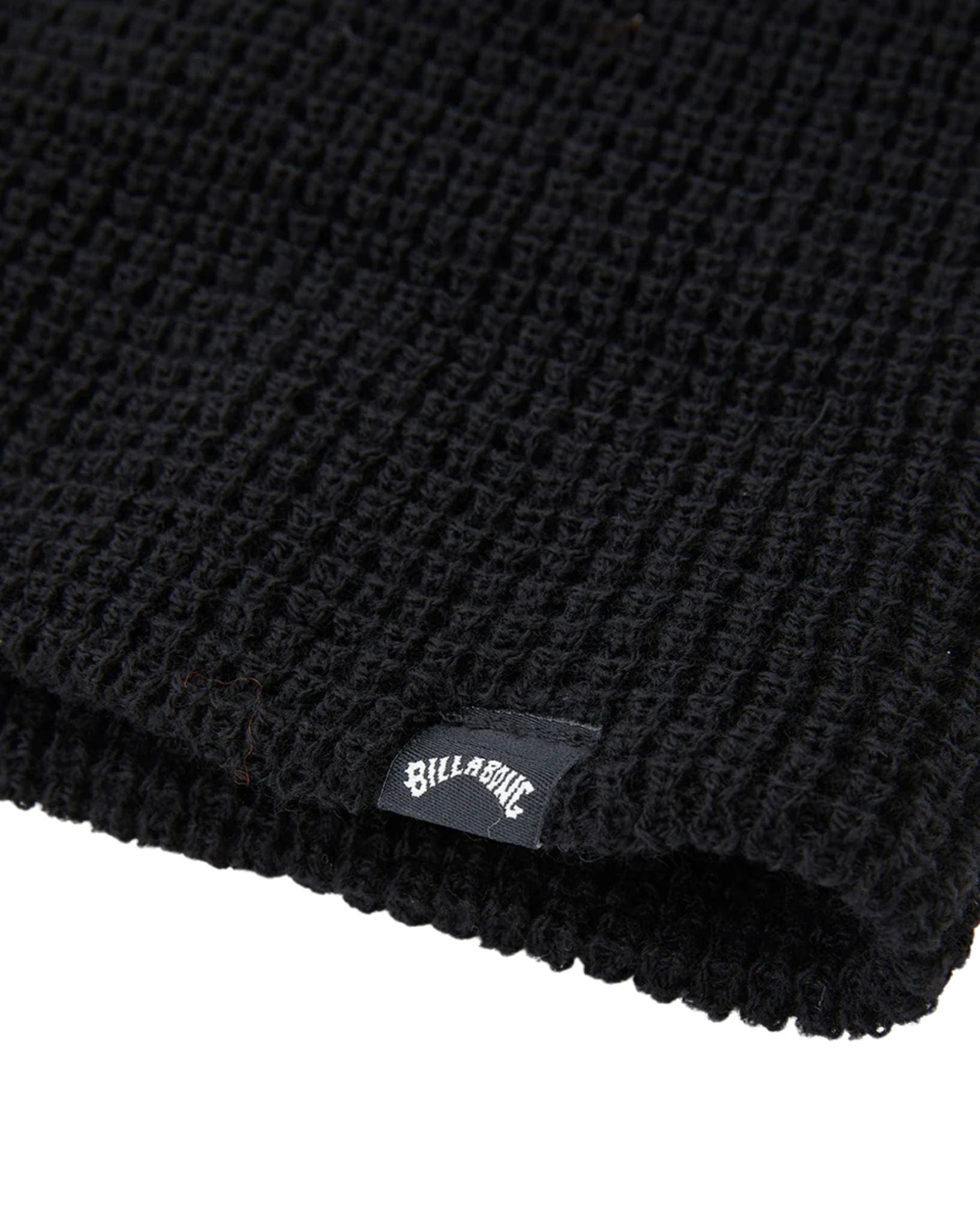 Billabong Mens Waffle Beanie - Black