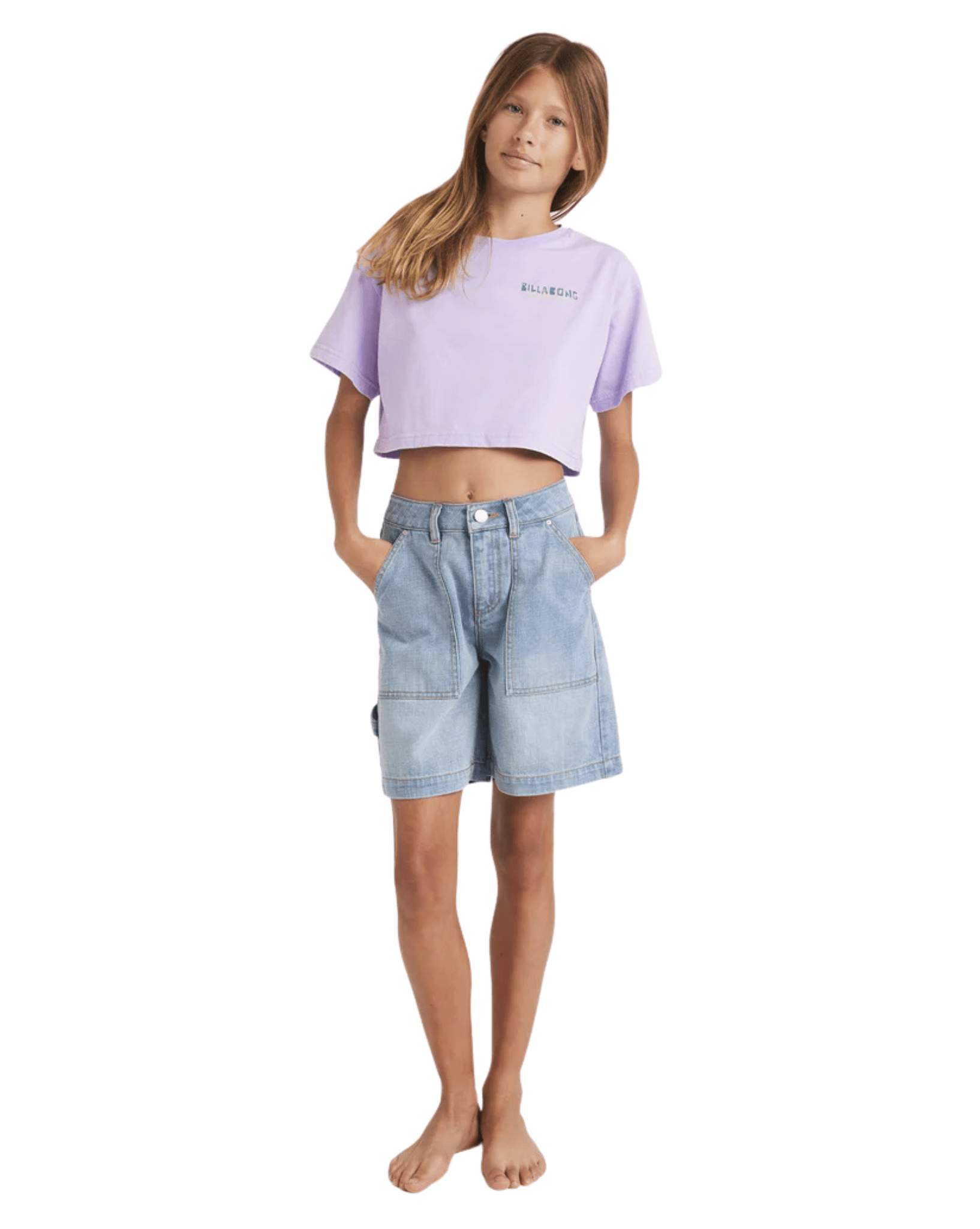Billabong Mixing Vibes Crop Tee