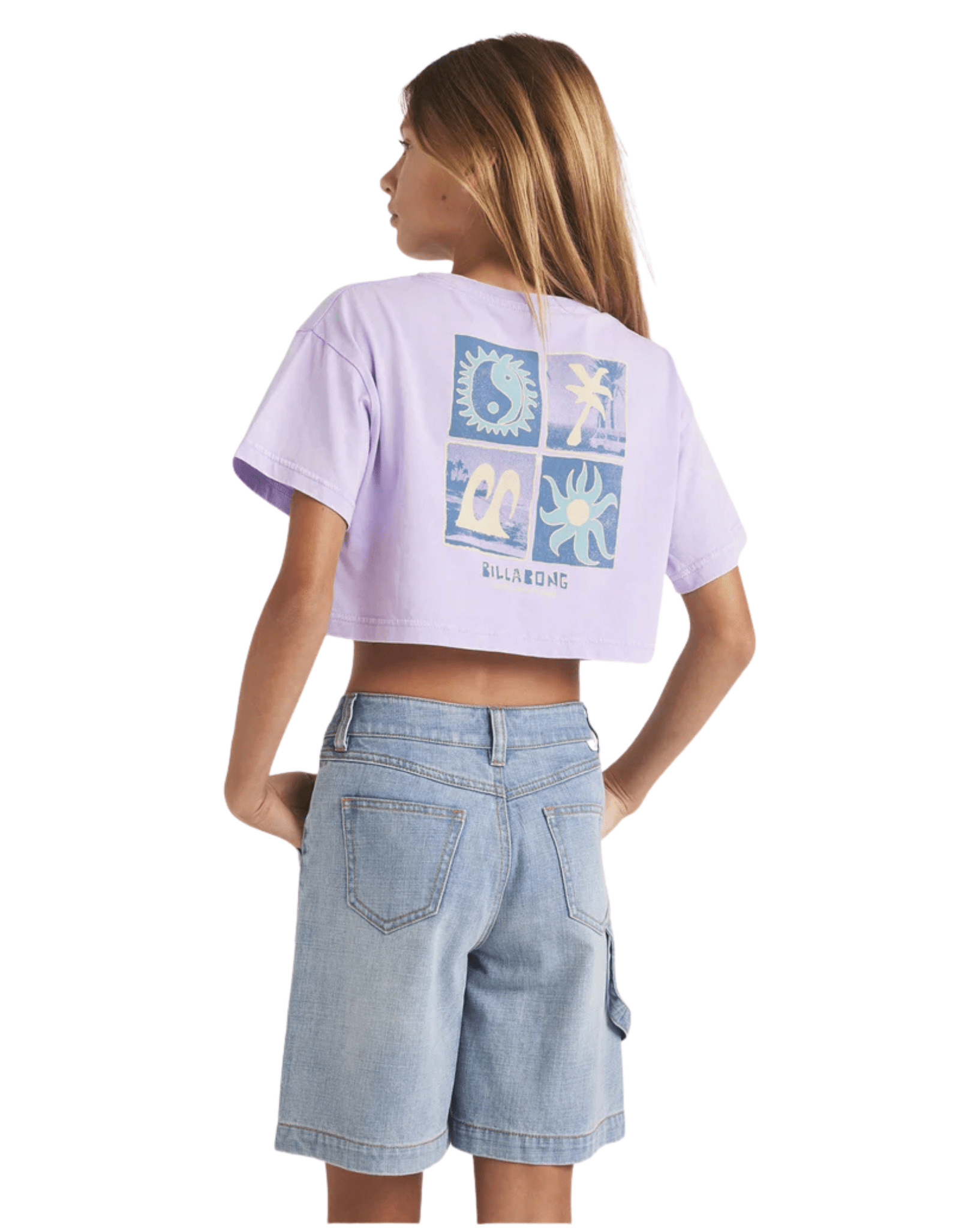 Billabong Mixing Vibes Crop Tee