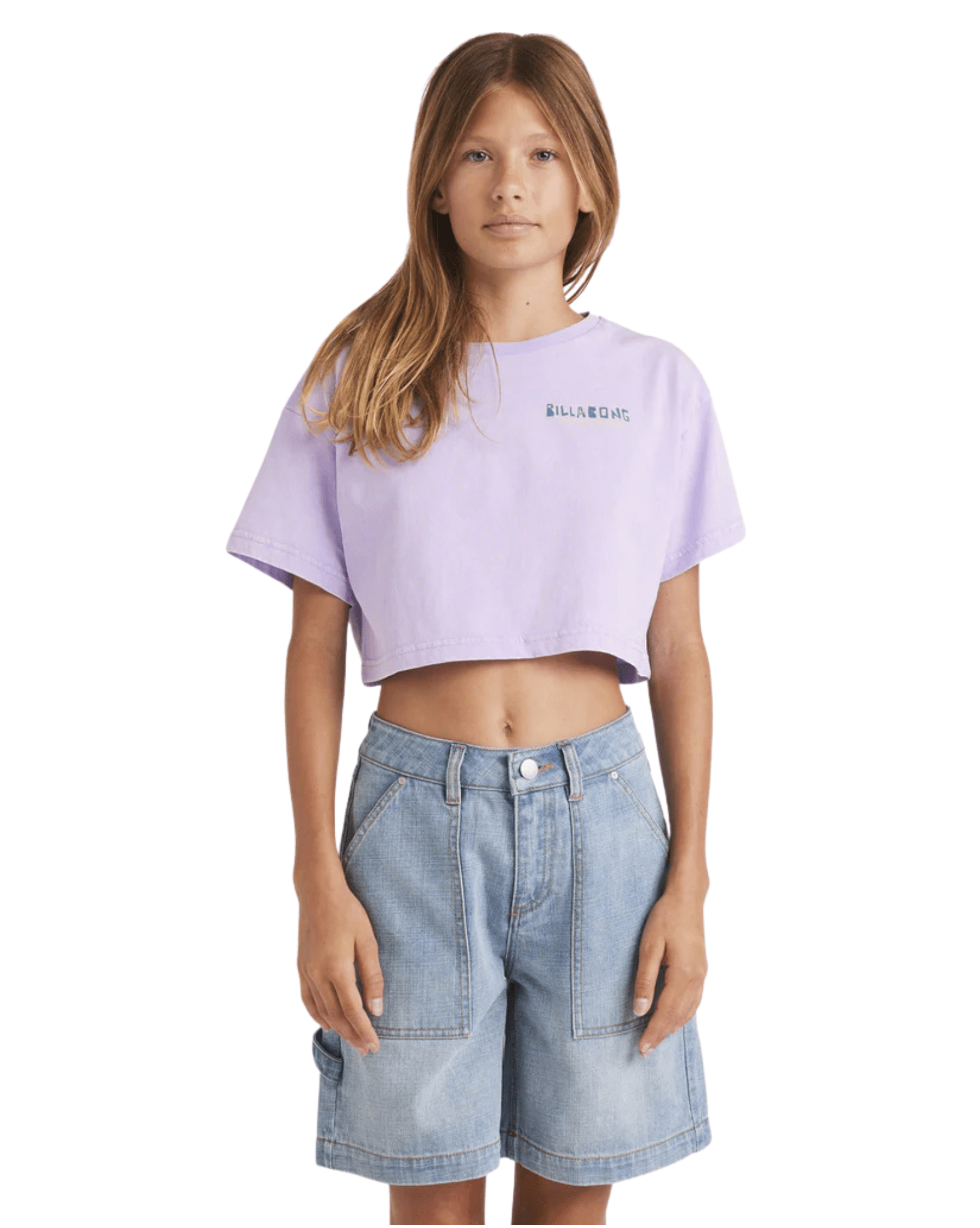 Billabong Mixing Vibes Crop Tee