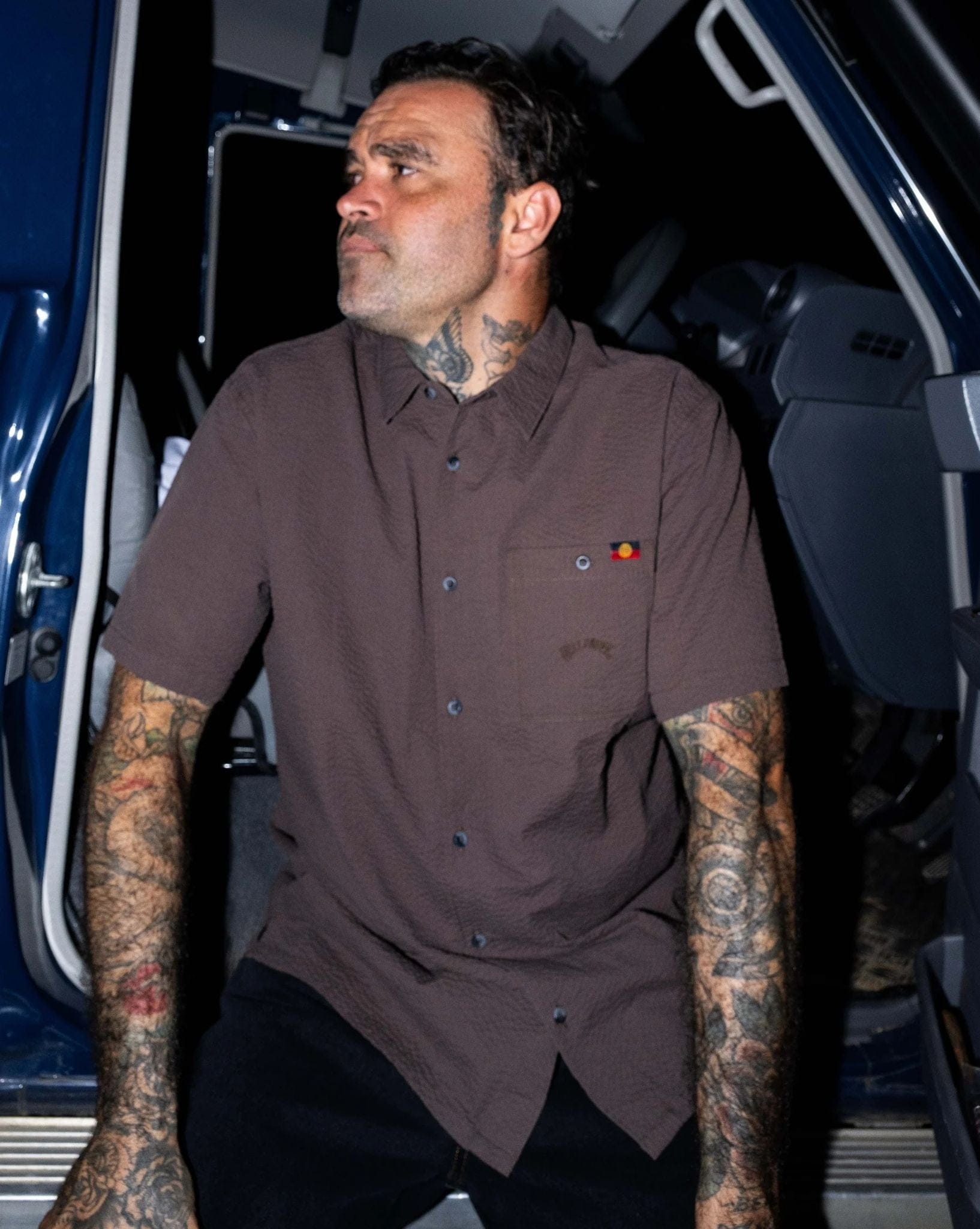 Billabong Otis Flag Ss Woven