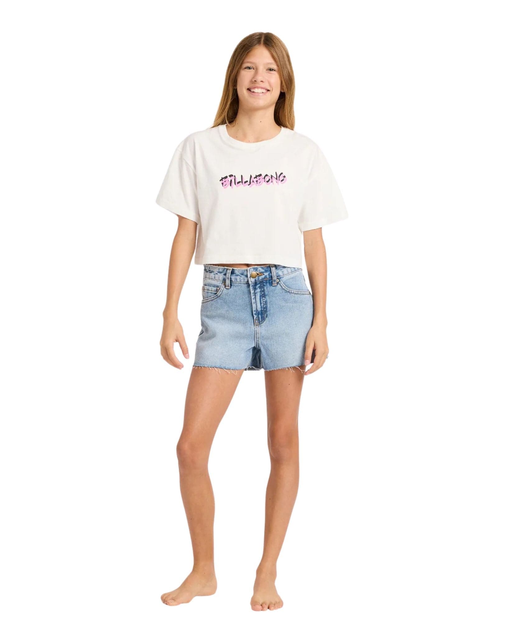 Billabong Say My Name Crop Tee