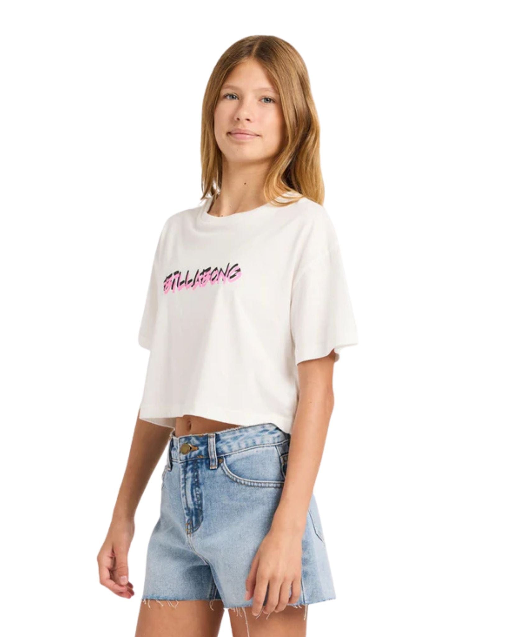 Billabong Say My Name Crop Tee