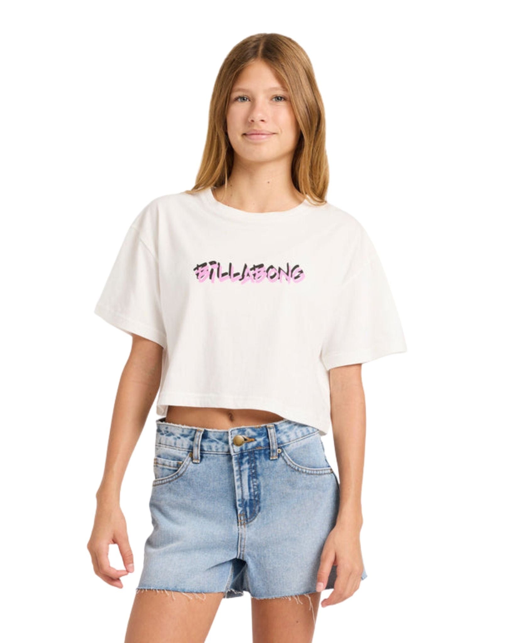 Billabong Say My Name Crop Tee