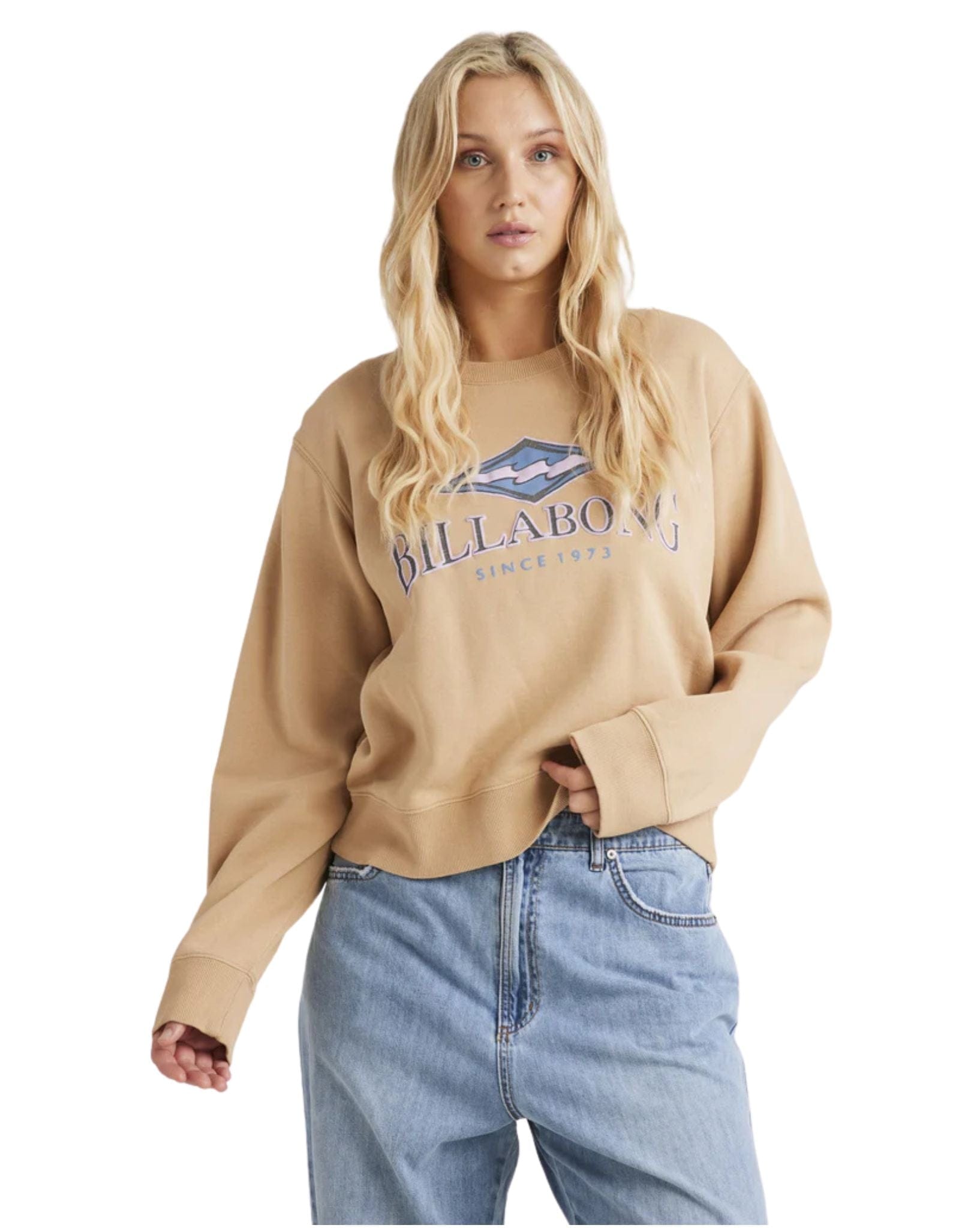 Billabong Womens Epic Days Crew - Khaki