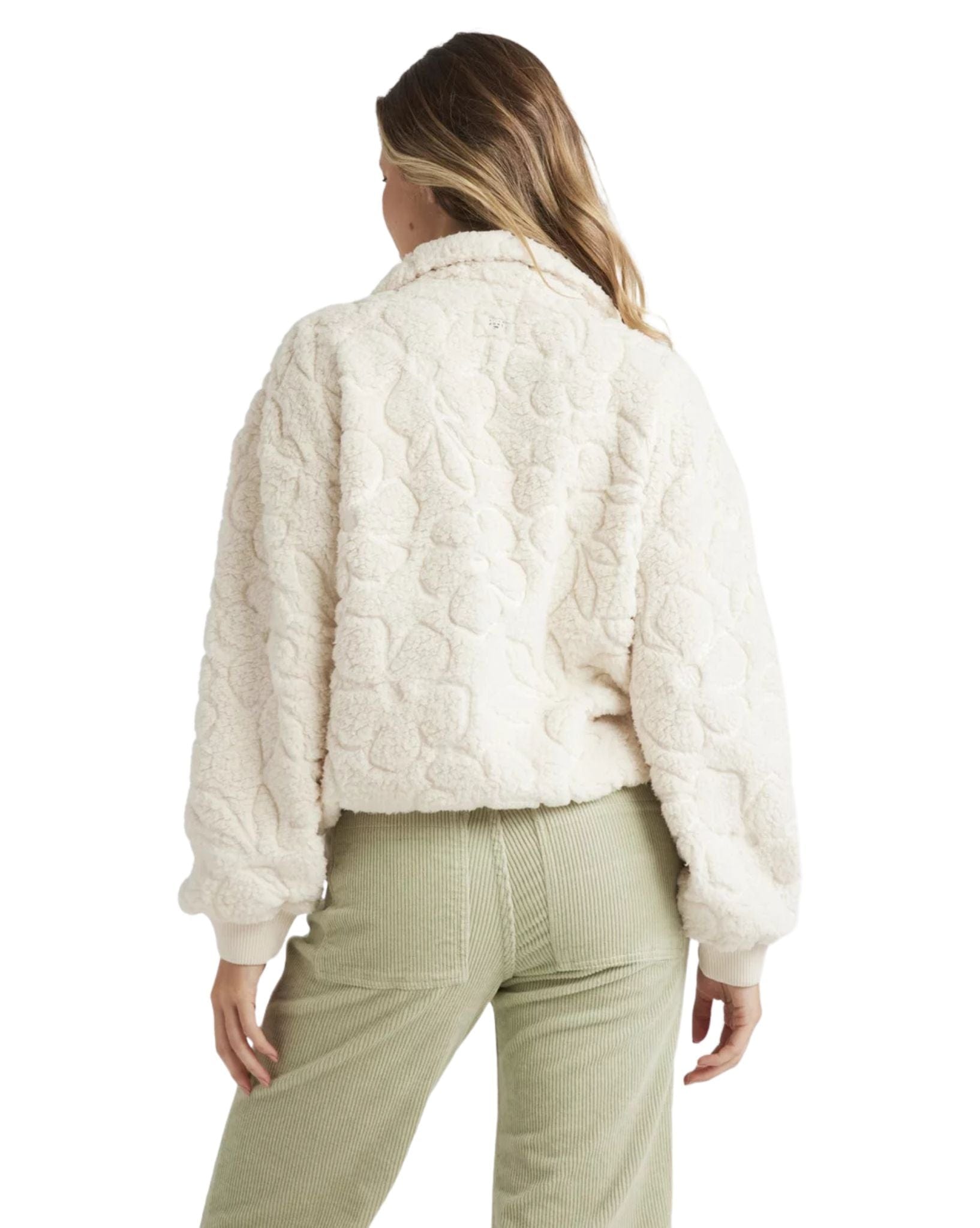 Billabong Womens Fireside Cozy Half Zip Crew