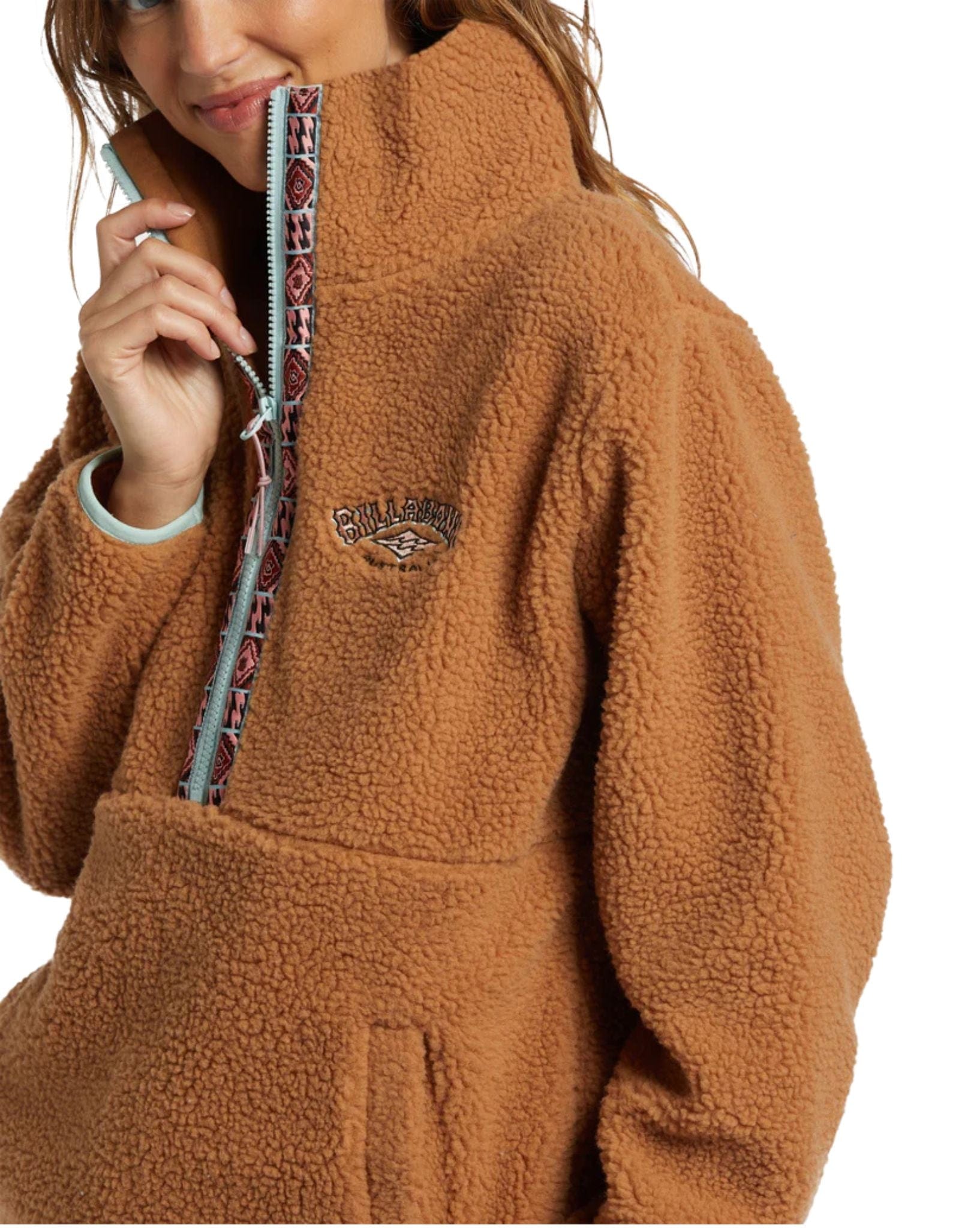 Billabong Womens Horizon Mock Neck Fleece