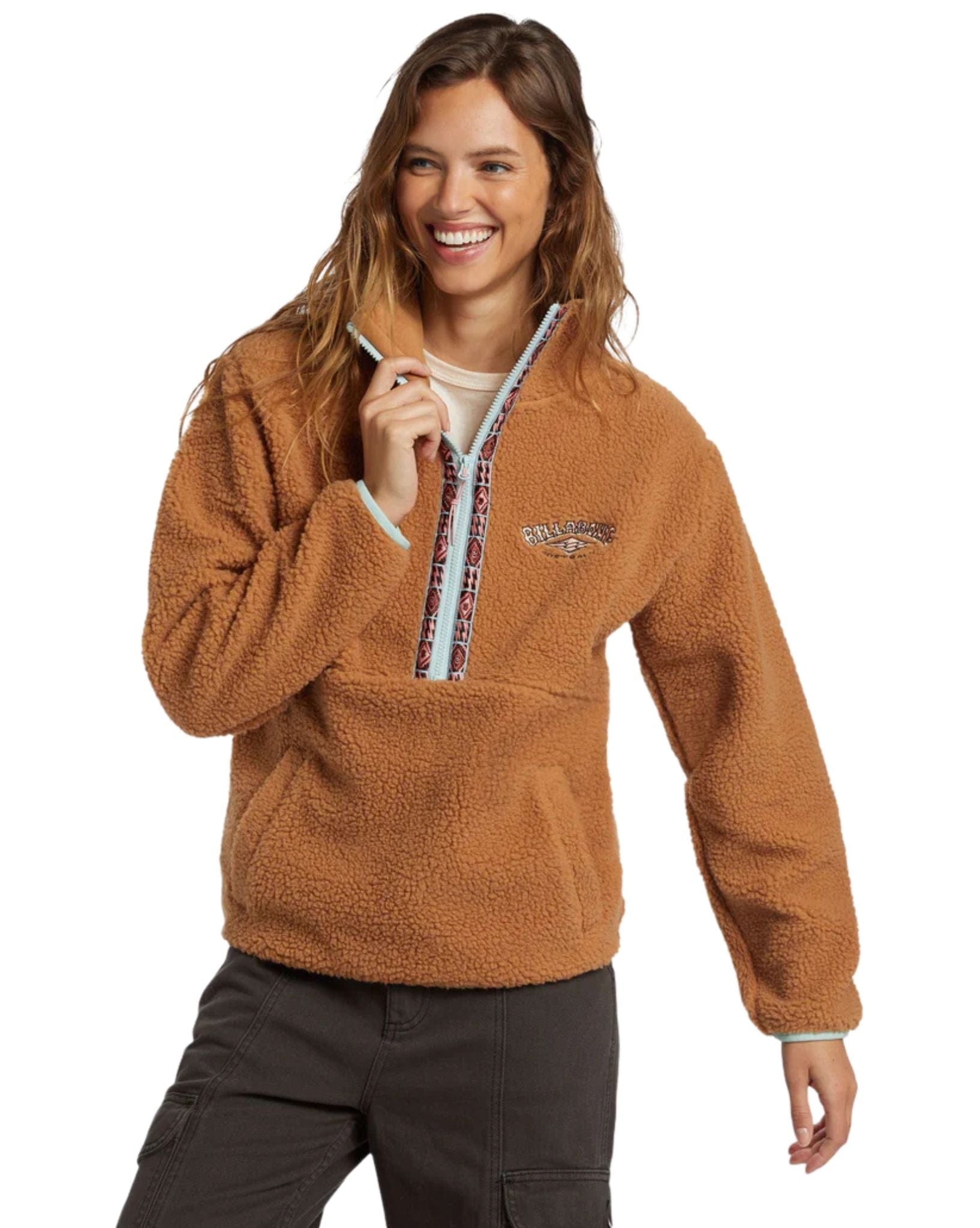 Billabong Womens Horizon Mock Neck Fleece