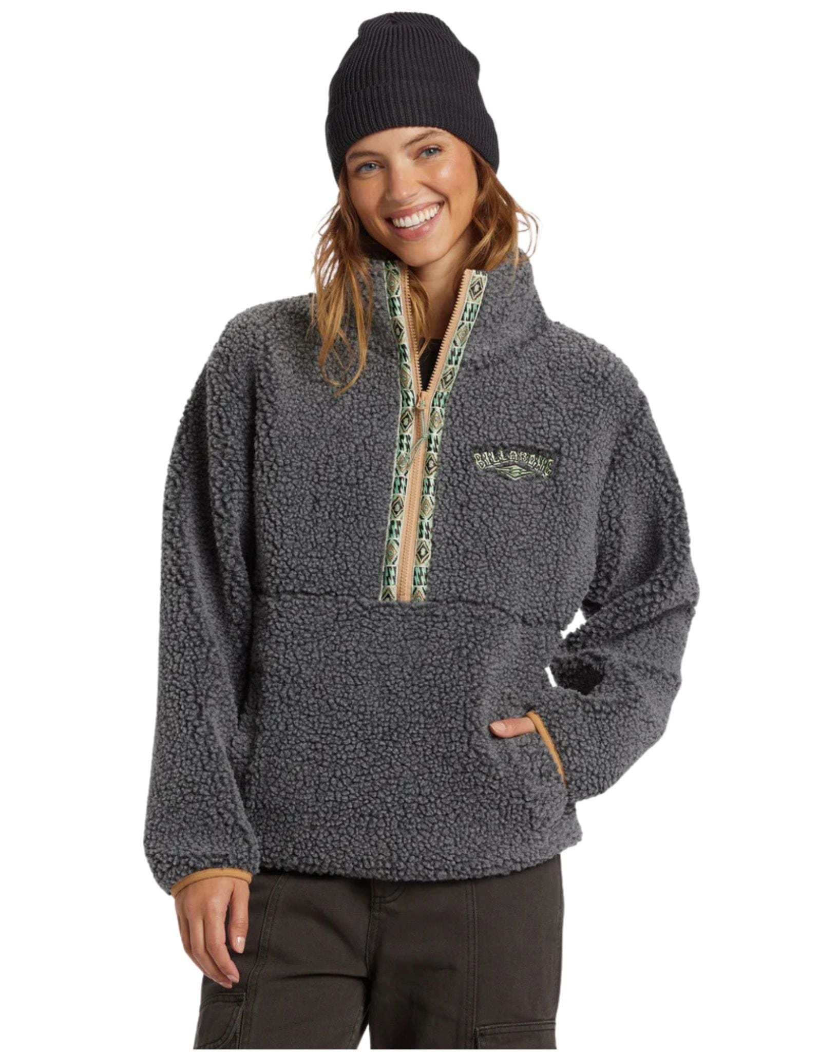 Billabong Womens Horizon Mock Neck Fleece