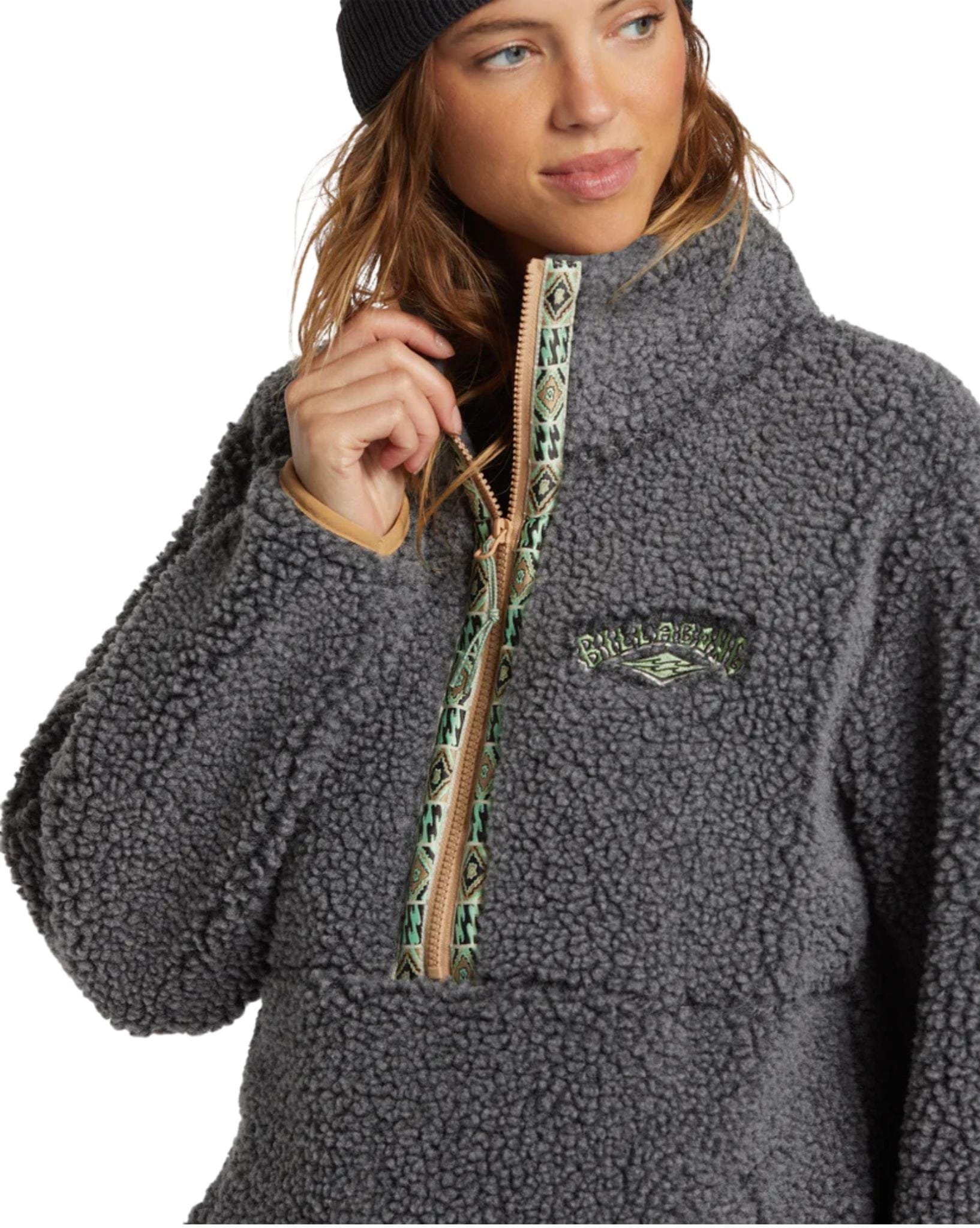 Billabong Womens Horizon Mock Neck Fleece