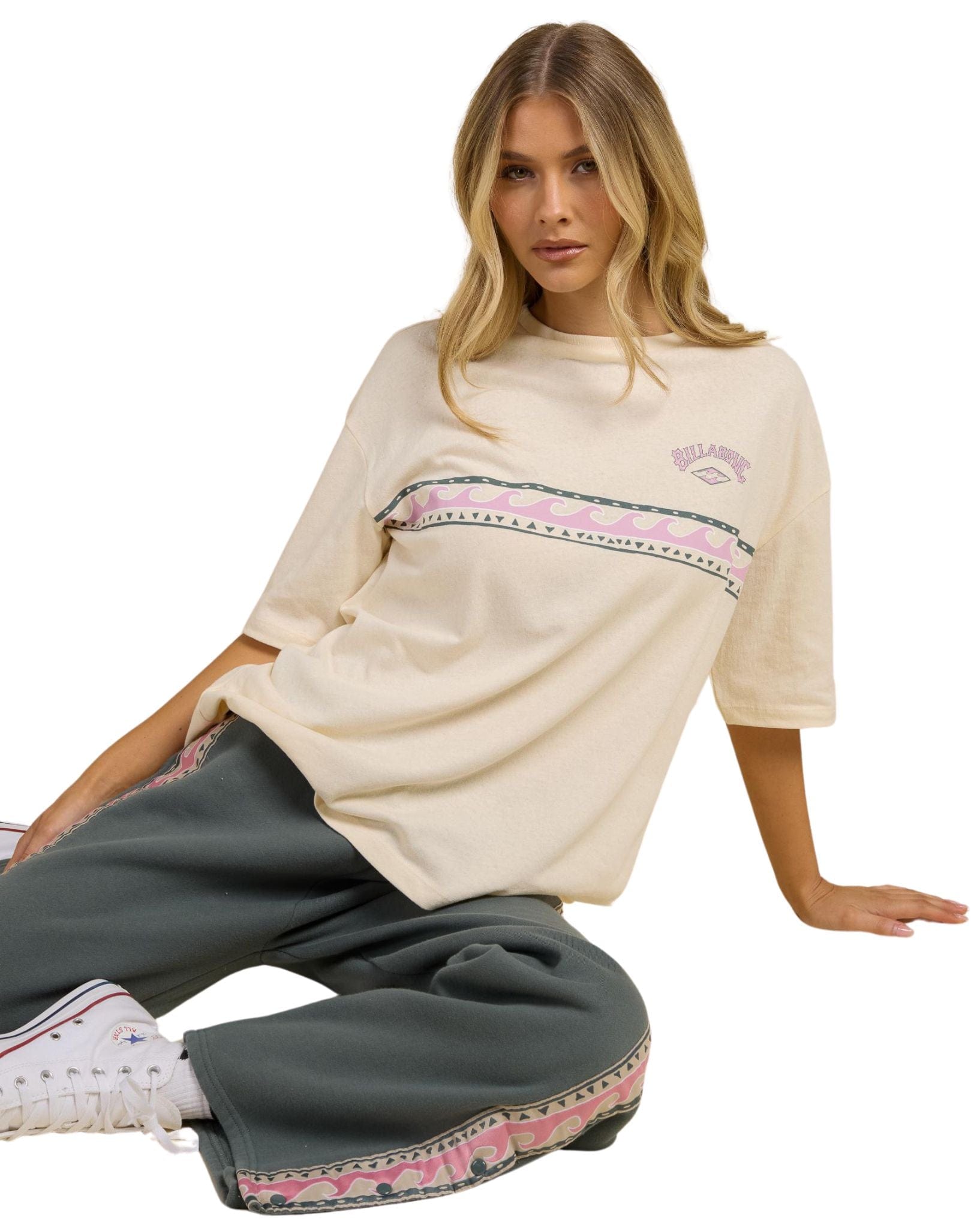 Billabong Womens Looking Up Tee - Whitecap
