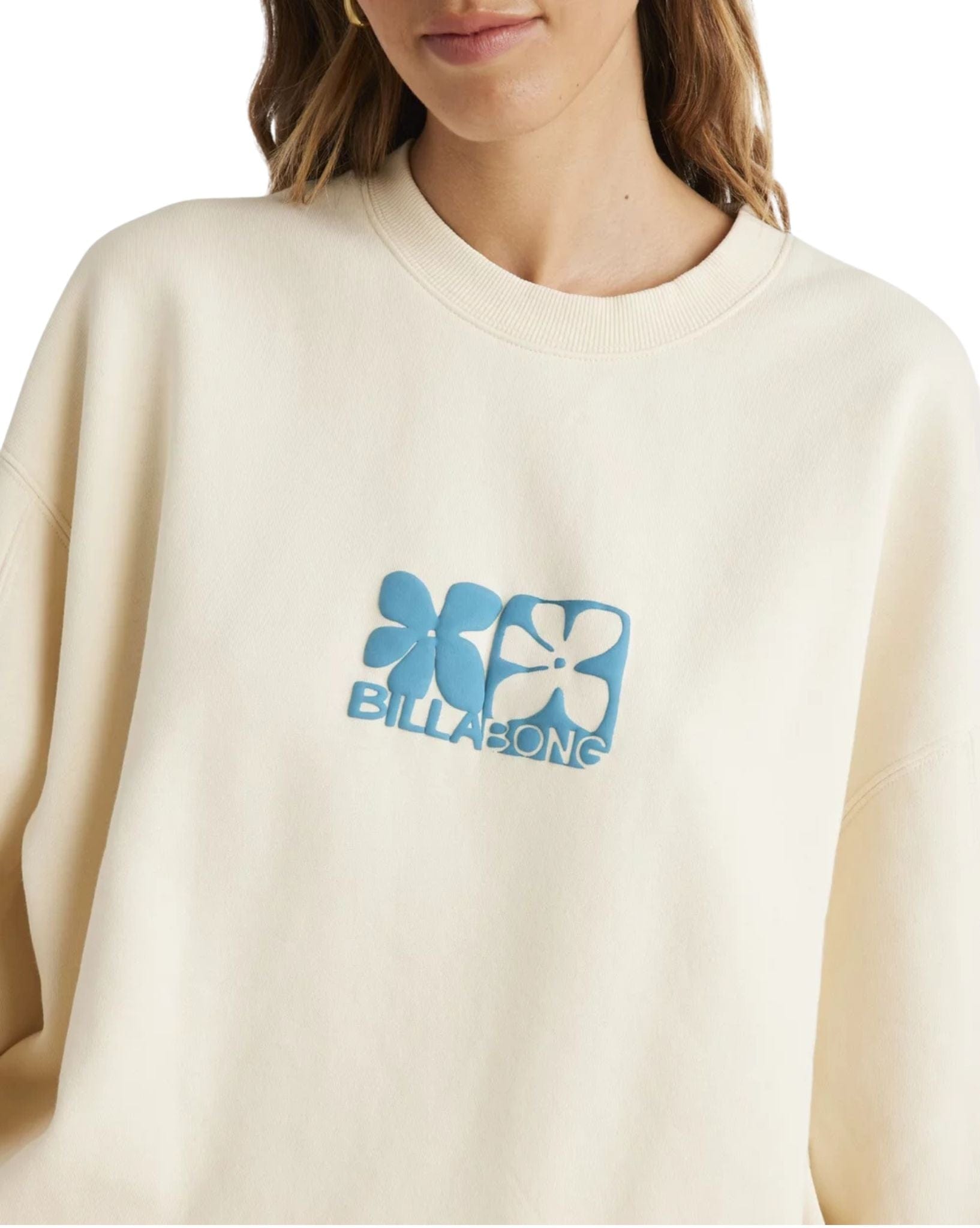 Billabong Womens Lucky You Kendall Crew - Salt Crystal
