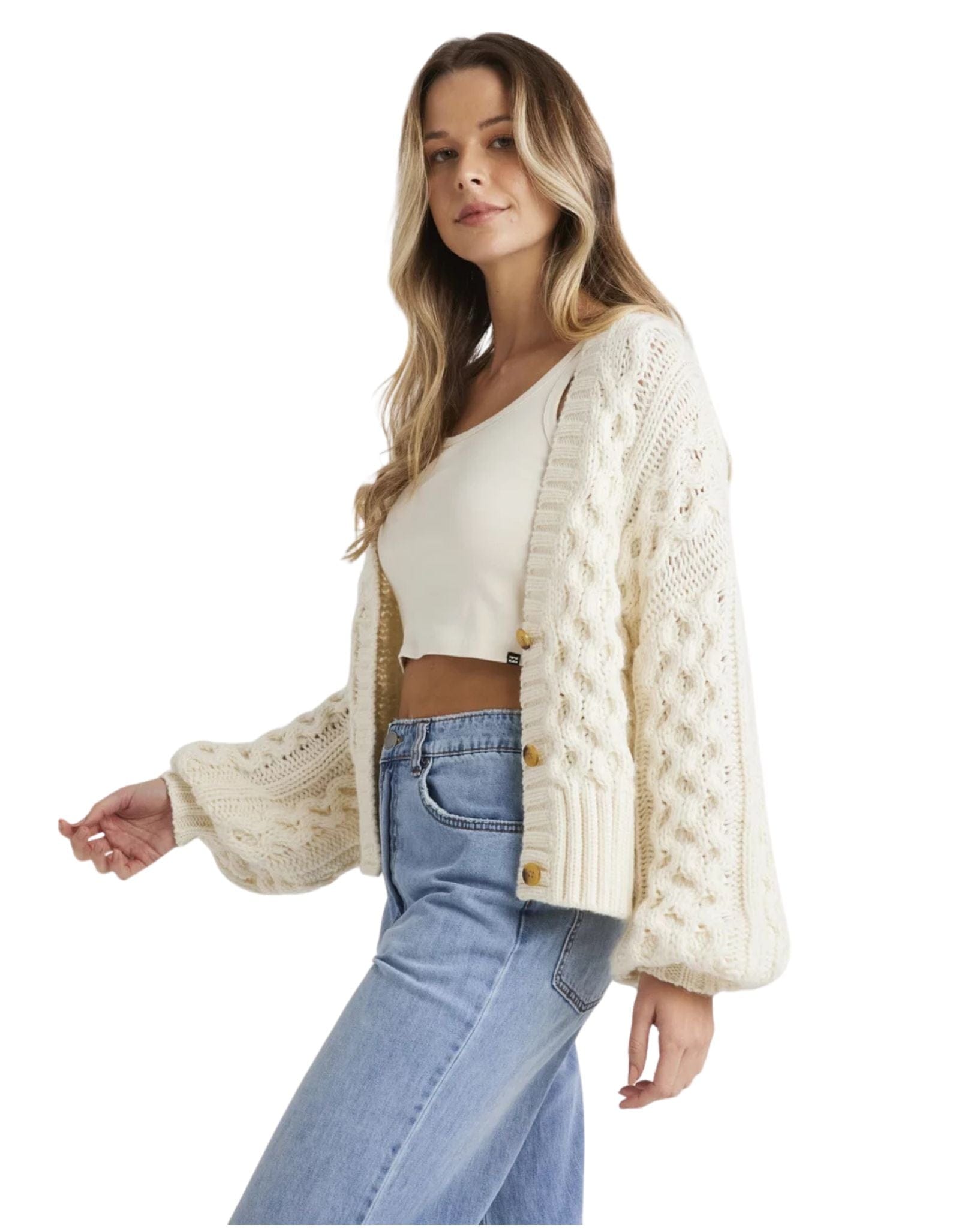 Billabong Womens Montana Cardigan - Salt Crystal