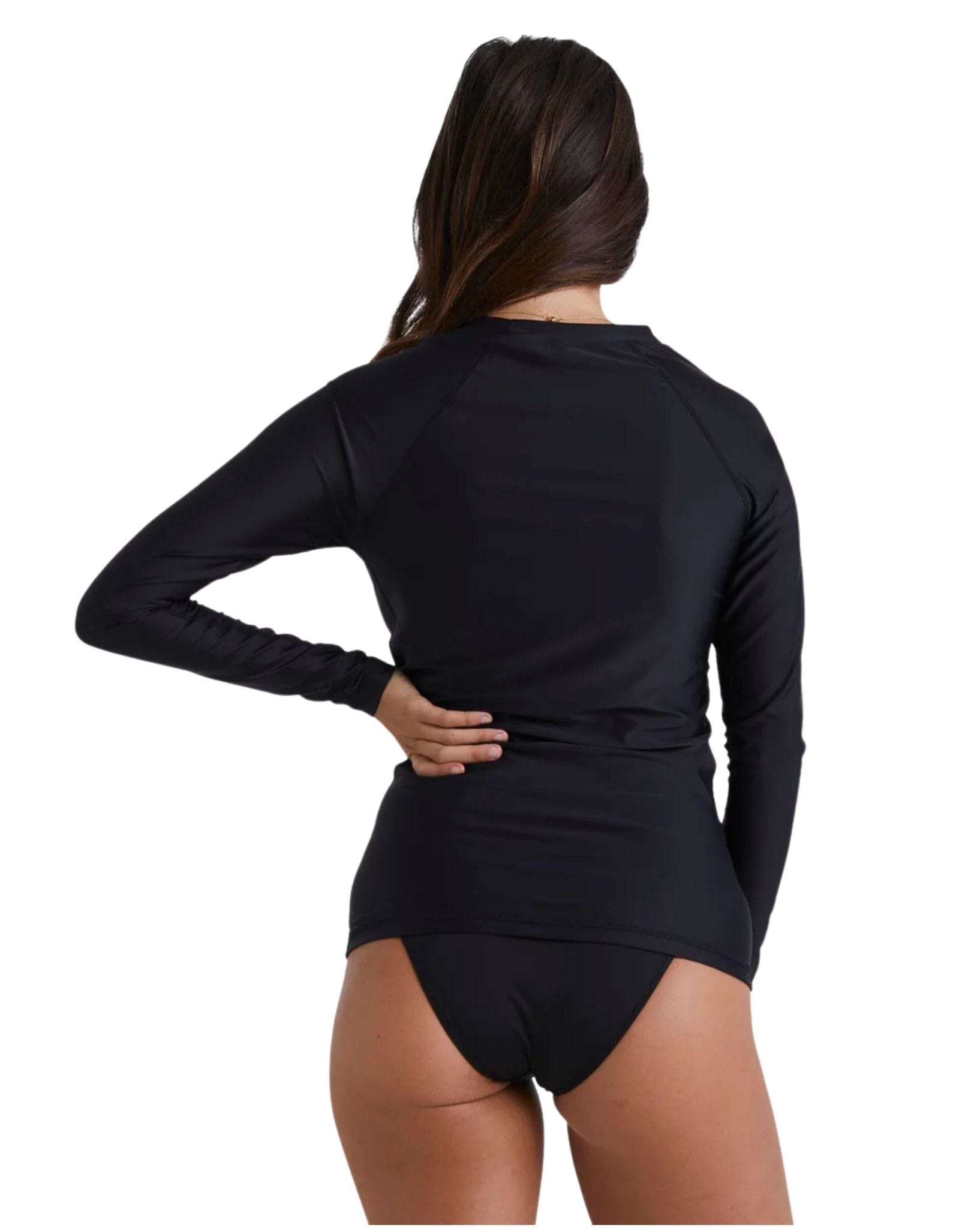 Billabong Womens Society Long Sleeve Sunshirt - Black