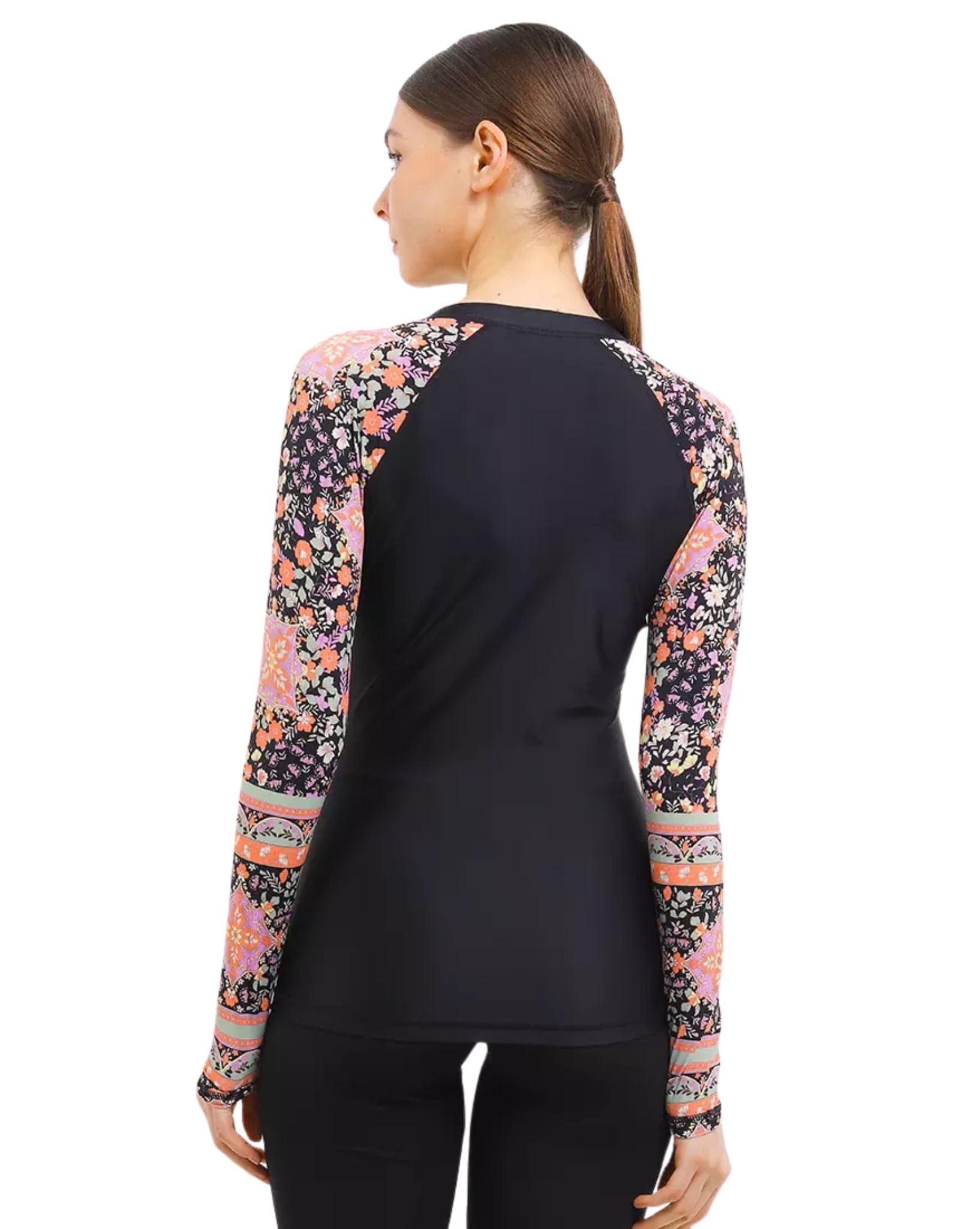 Billabong Womens Sunrise Coast Pipa Sunshirt - Black
