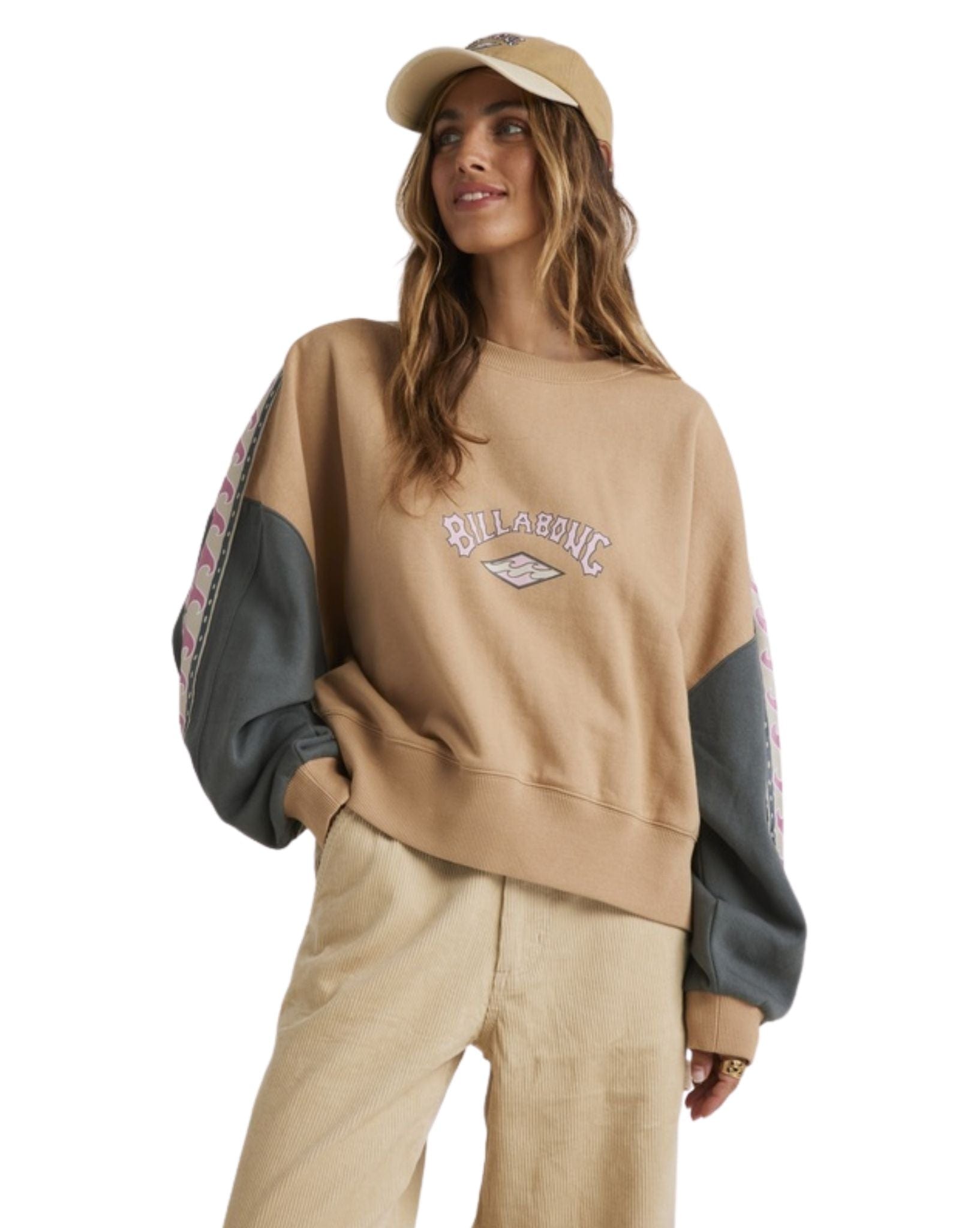 Billabong Womens The Way Back Crew - Multi
