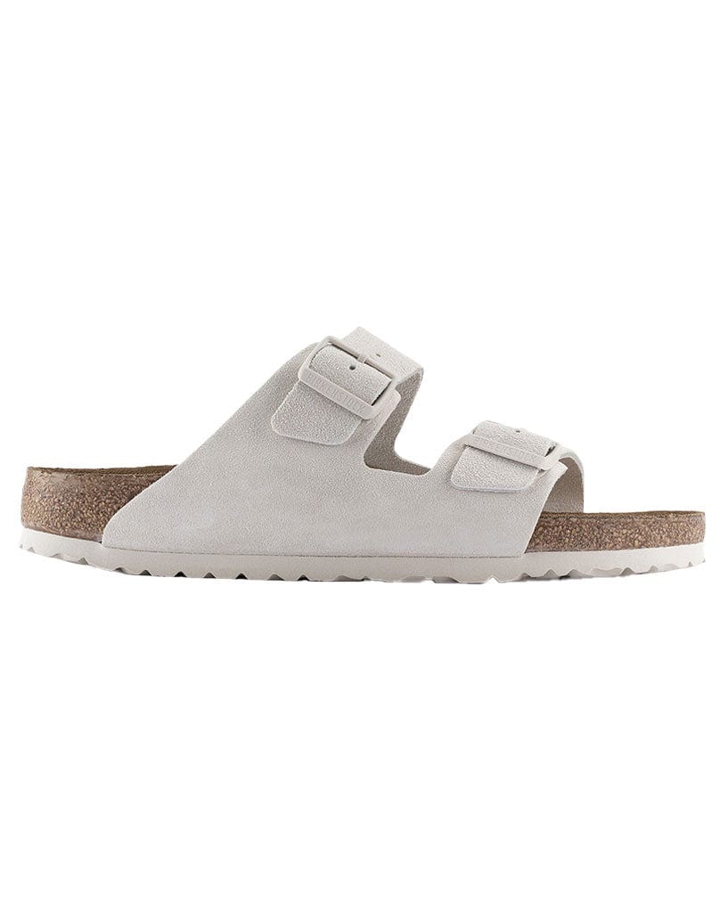 Birkenstock Arizona SFB Antique White Suede Leather Regular