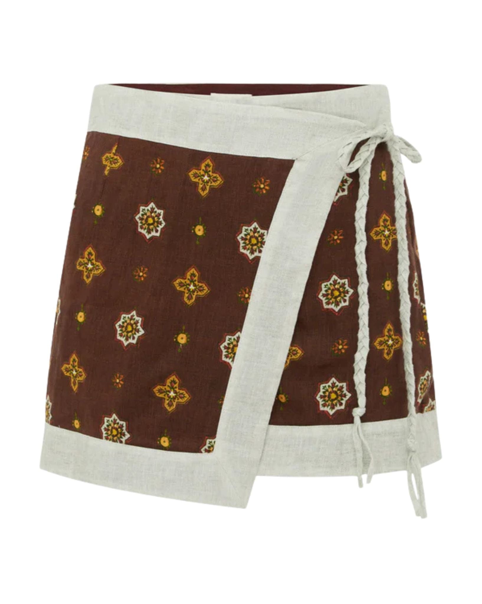 Boteh Alhambra Mini Wrap Skirt