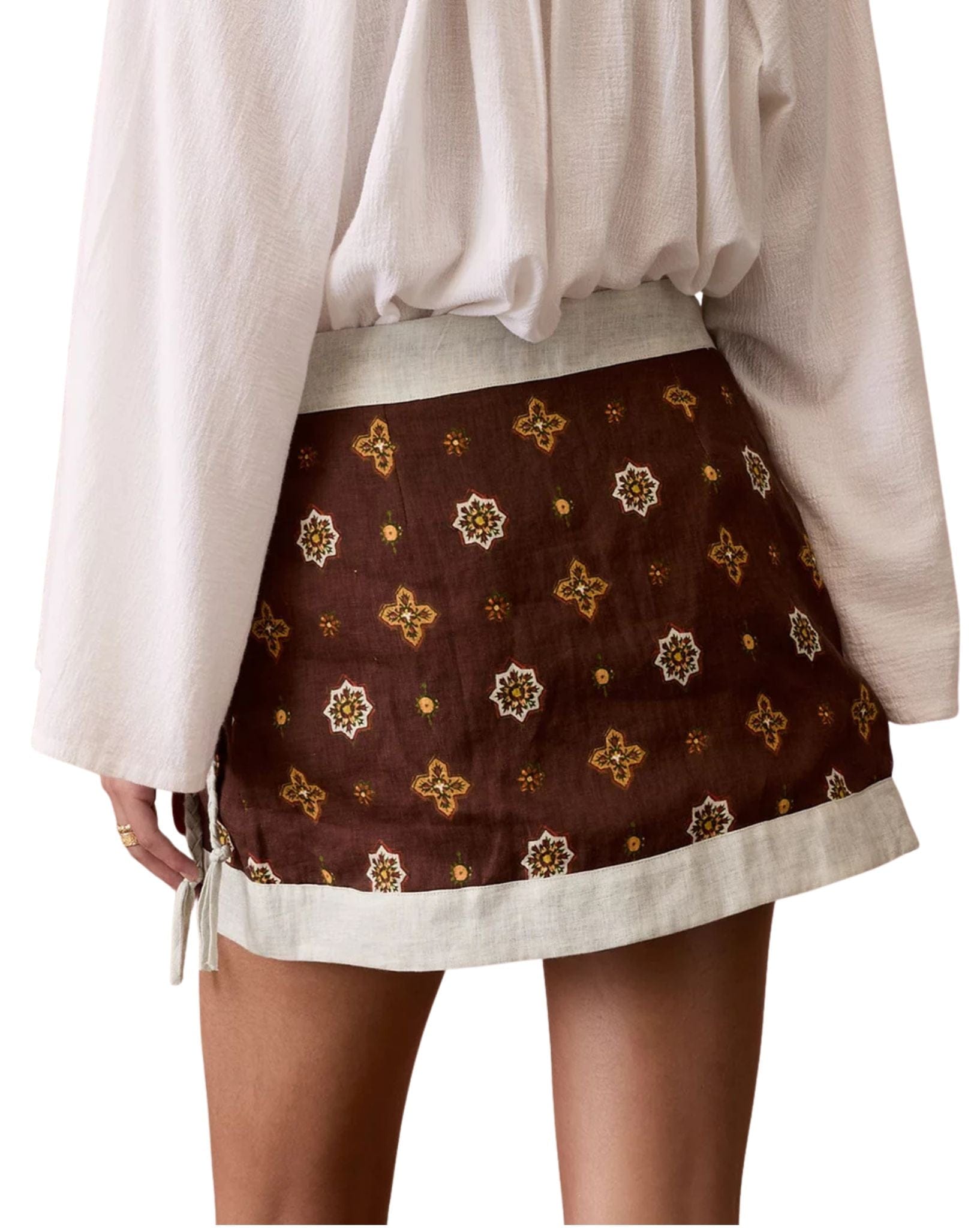 Boteh Alhambra Mini Wrap Skirt