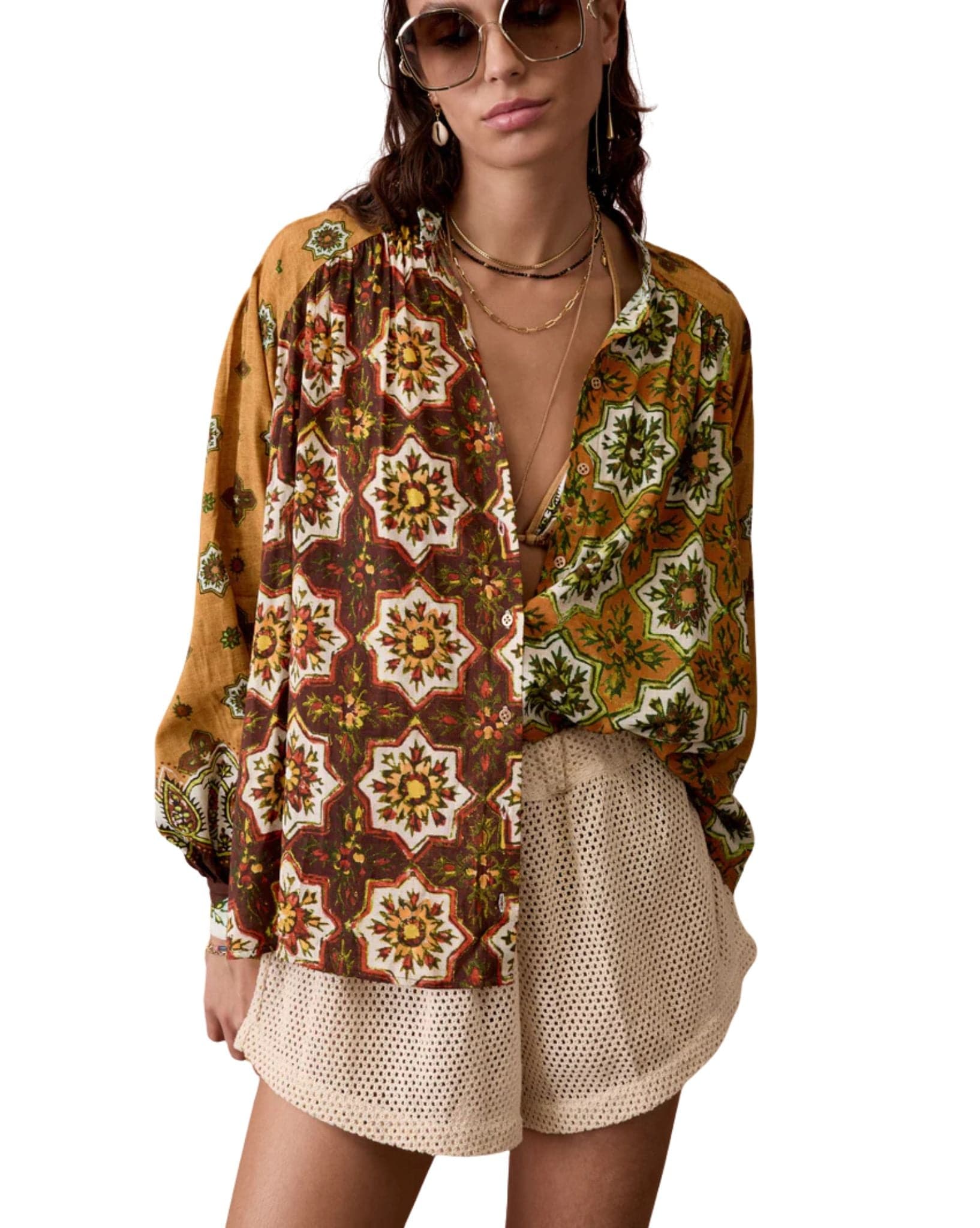 Boteh Alhambra Swing Blouse