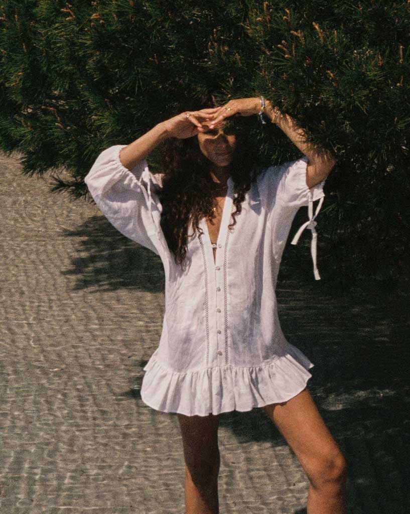 Boteh La Ponche Frill Dress