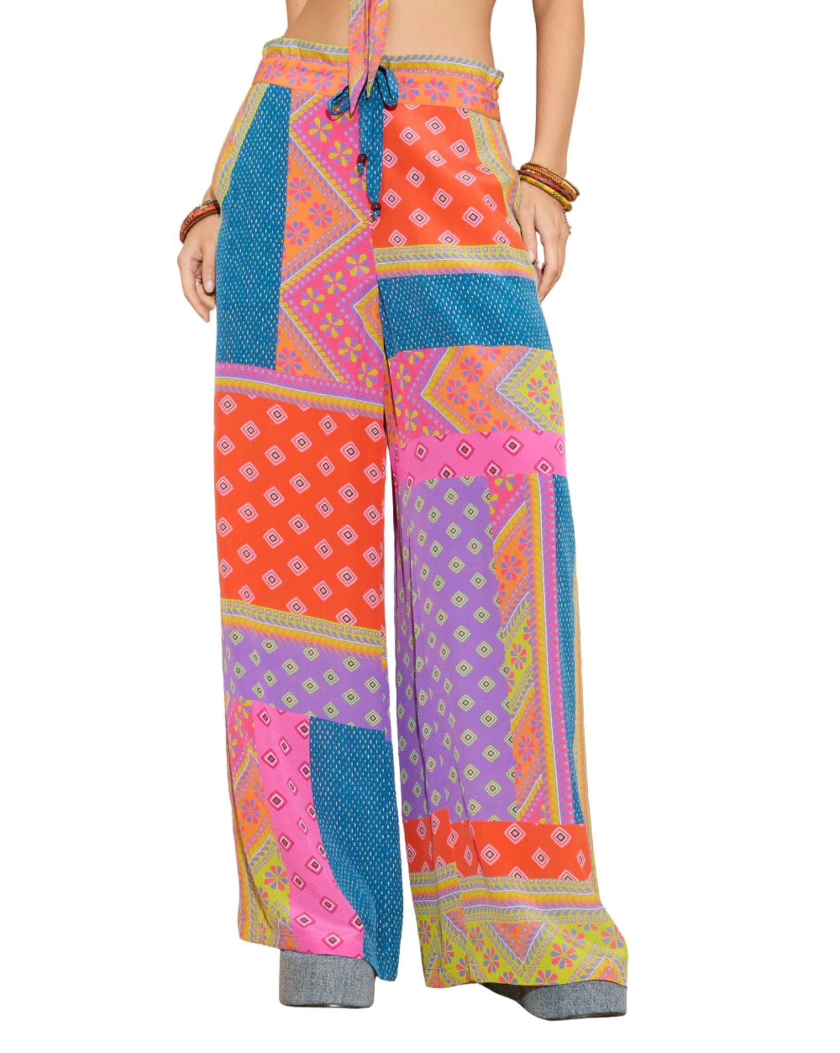 Boteh Rani Silk Wide Leg Pant