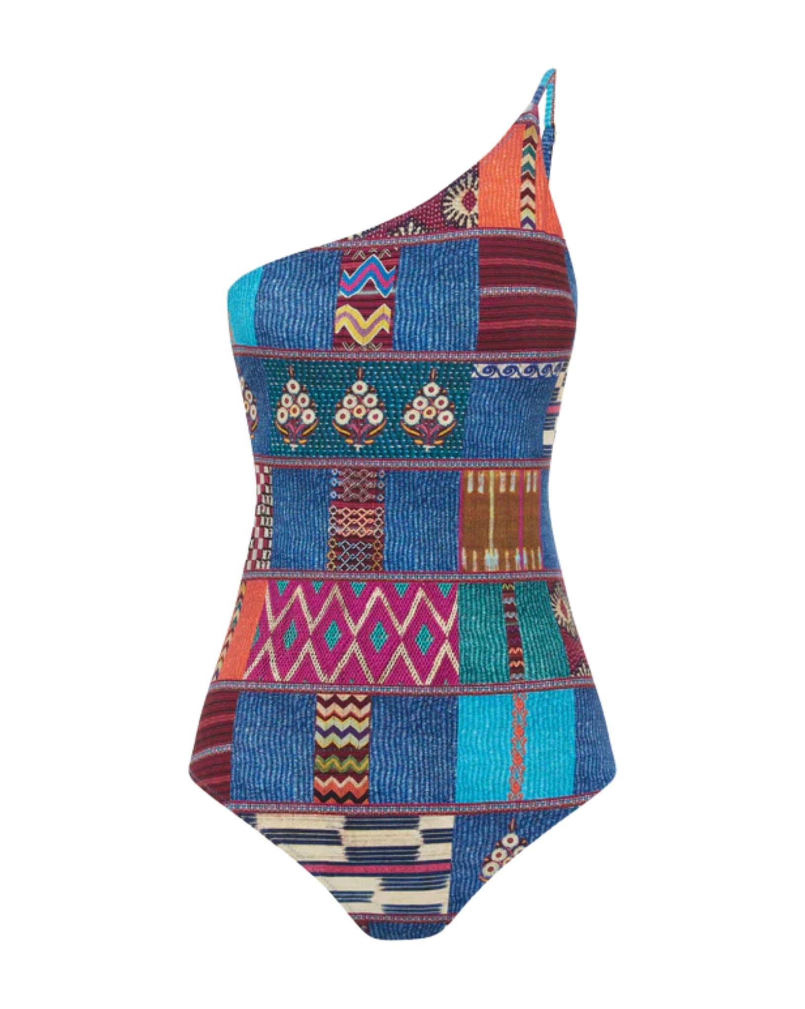 Boteh Tessera Assymetric One Piece