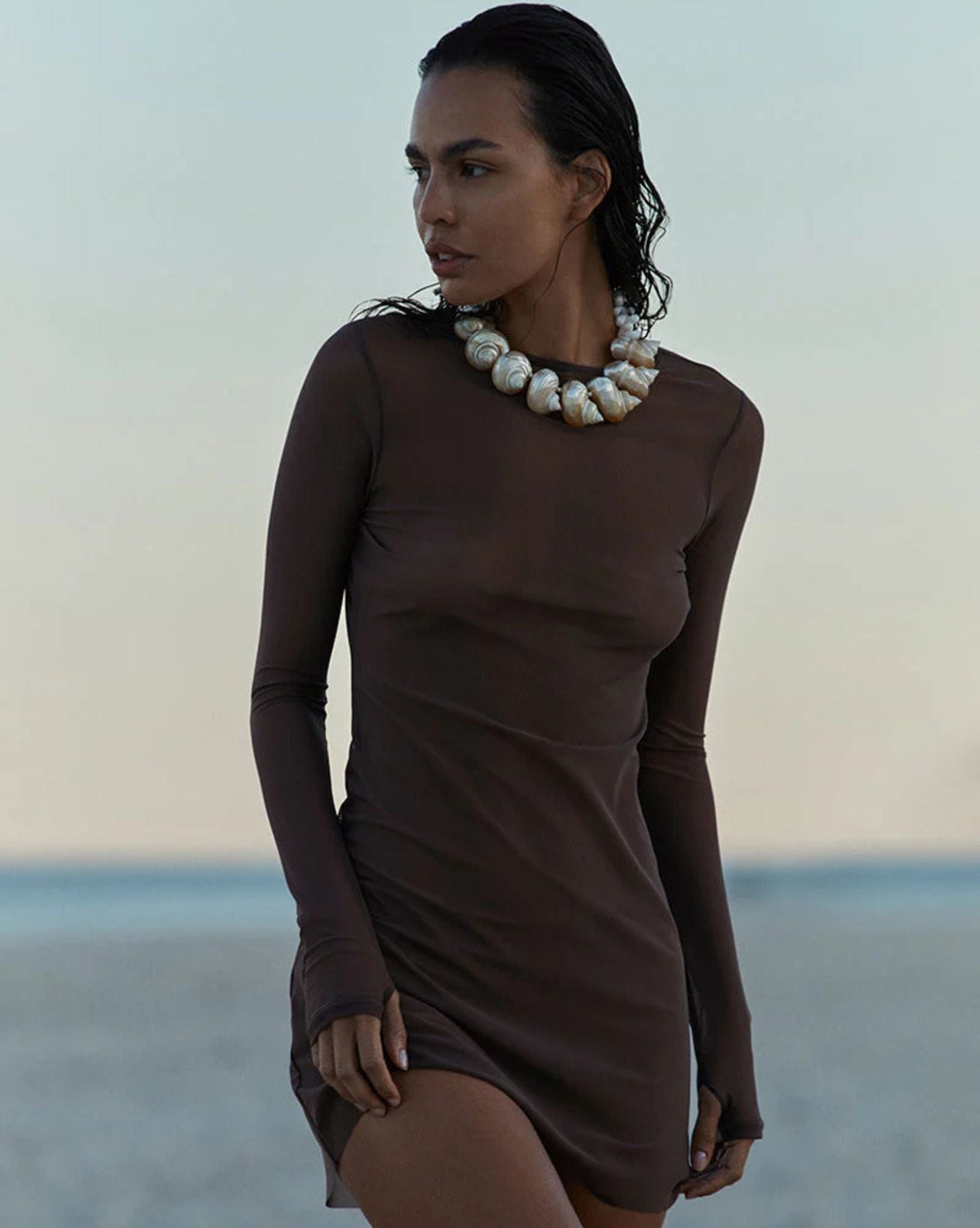 Bound Gisele 2.0 Mini Dress Plain Mesh