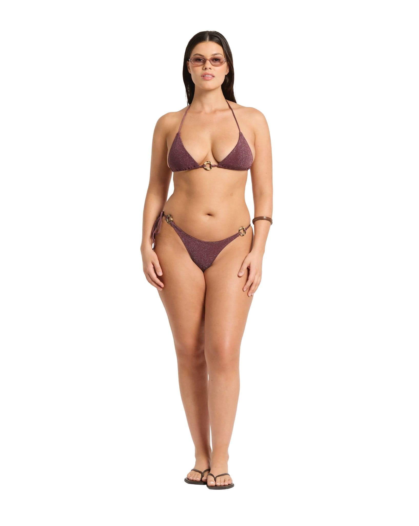 Bound Ring Ingrid Tri Lurex Micro