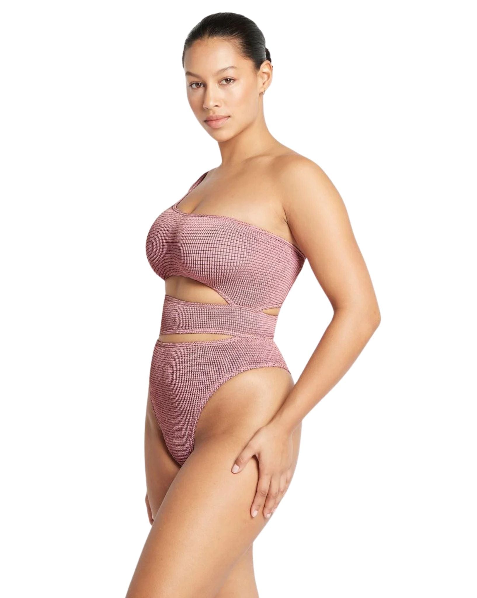 Bound Womens Rico One Piece - Blush Lurex