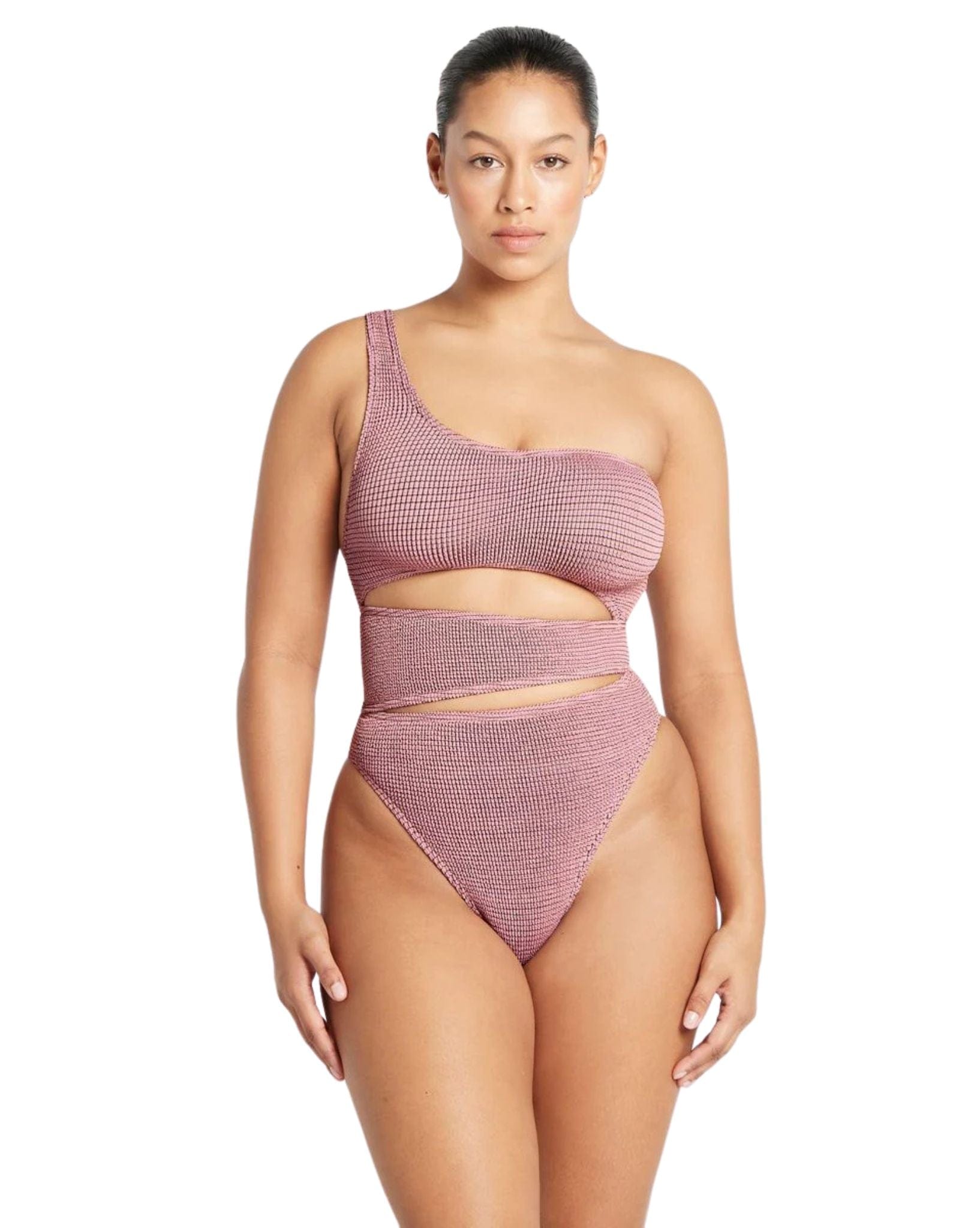 Bound Womens Rico One Piece - Blush Lurex