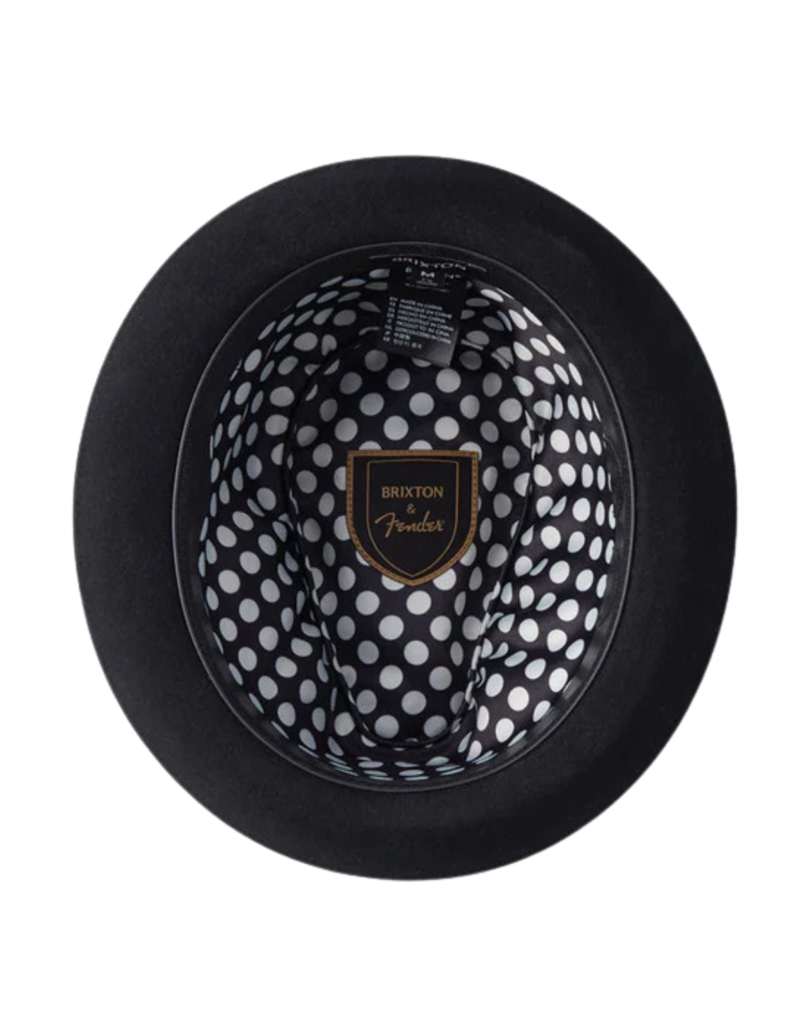 Brixton Fender Mustang Fedora - Mystic Black