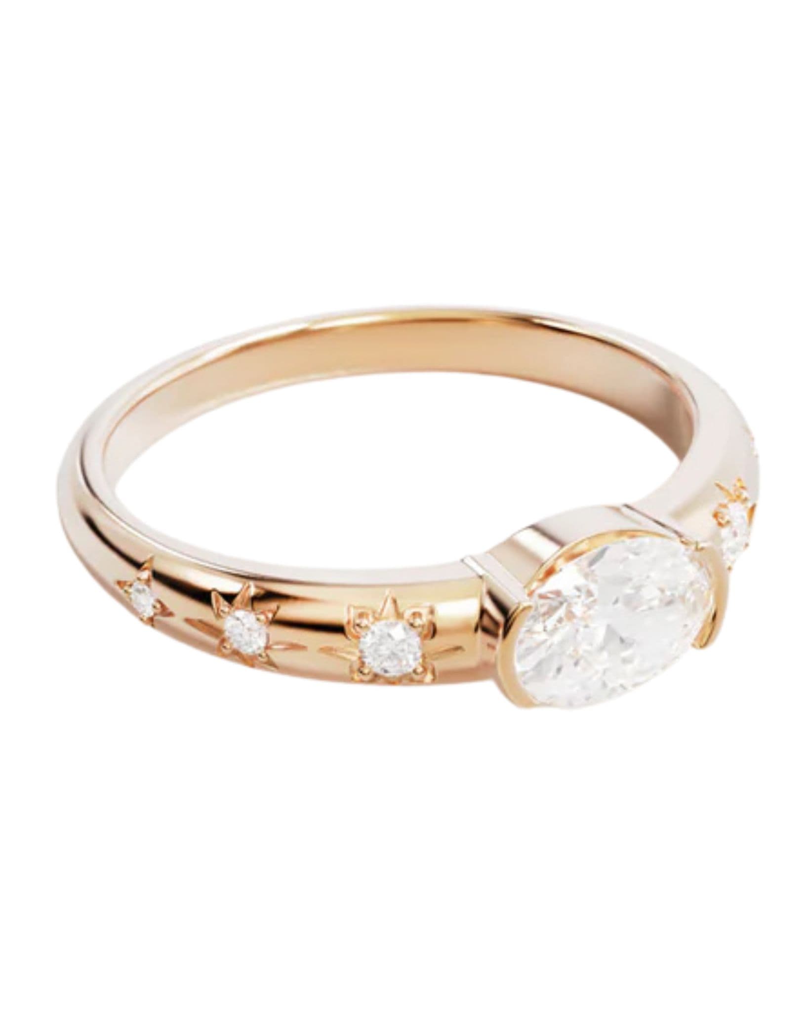 By Charlotte 18k Gold Vermeil - Celestial Skies Ring
