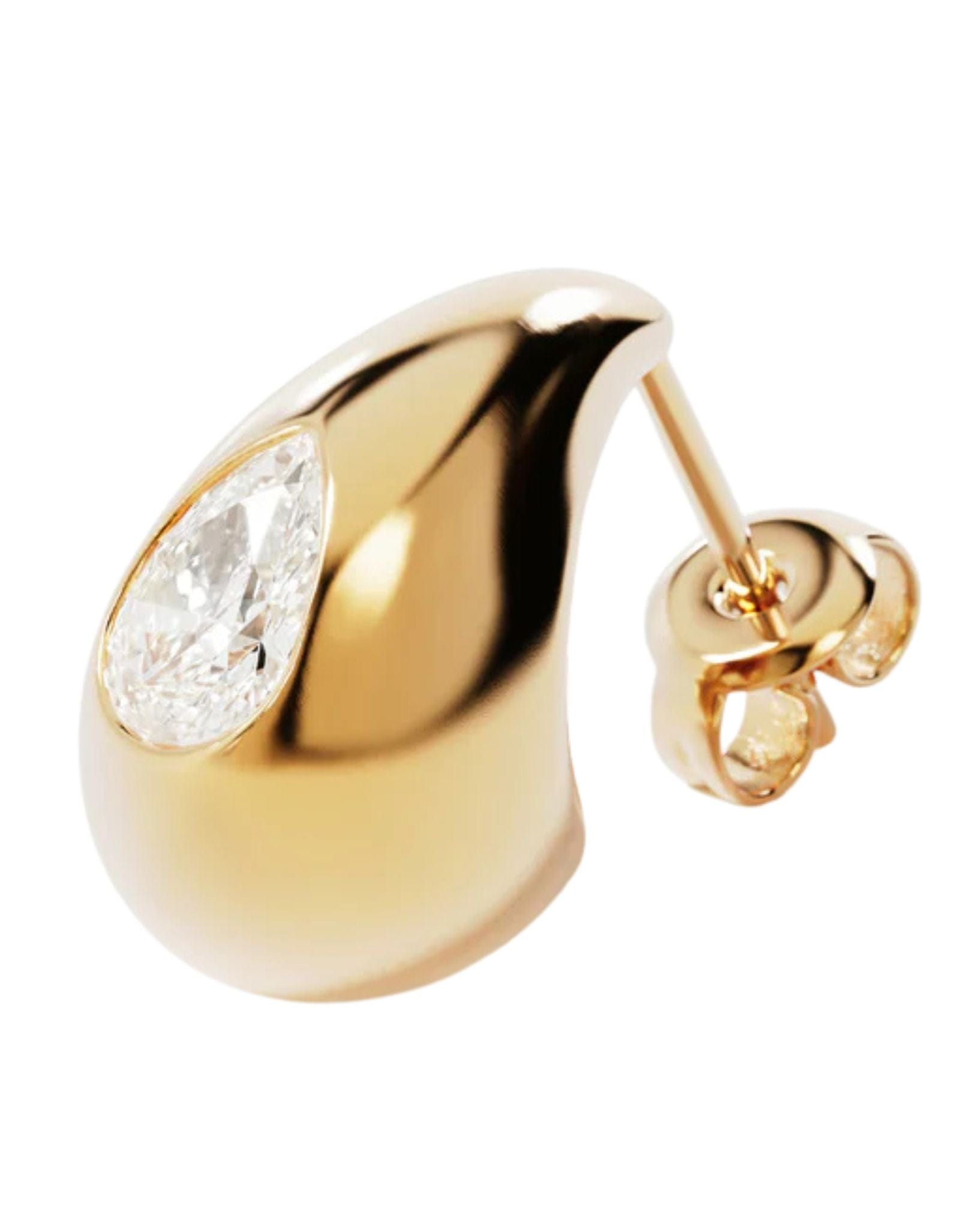 By Charlotte 18k Gold Vermeil Dewdrop Small Earrings