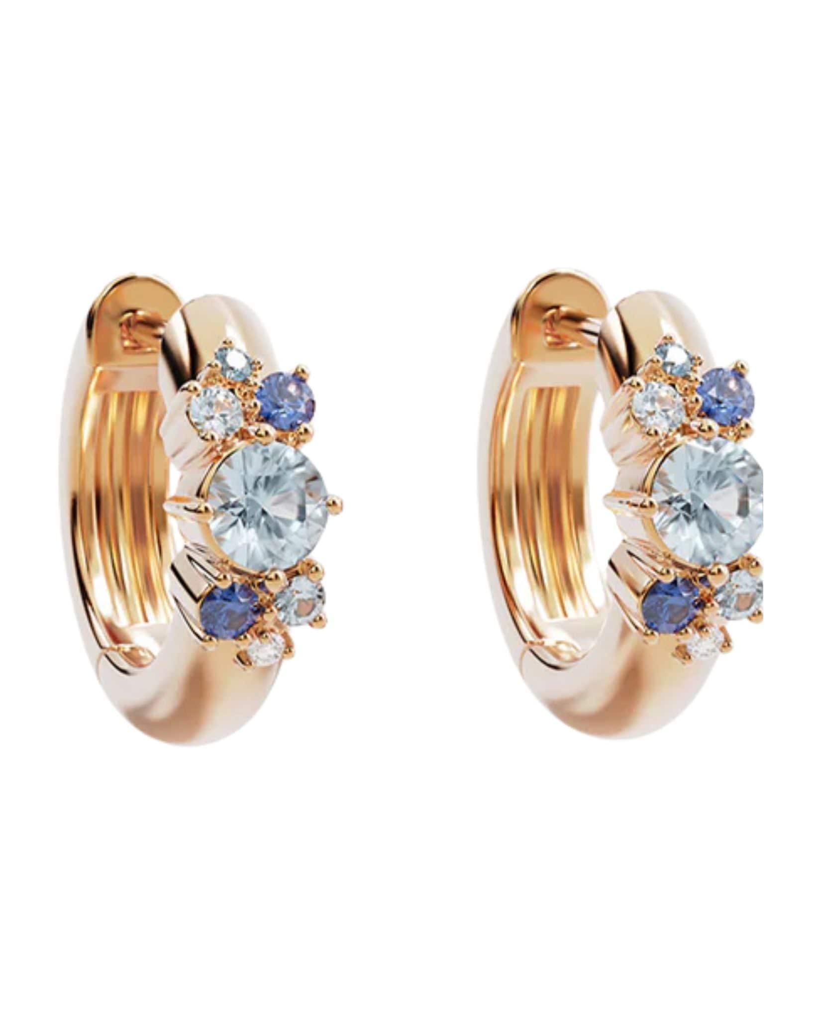 By Charlotte 18k Gold Vermeil - I Breathe, I Become Hoops