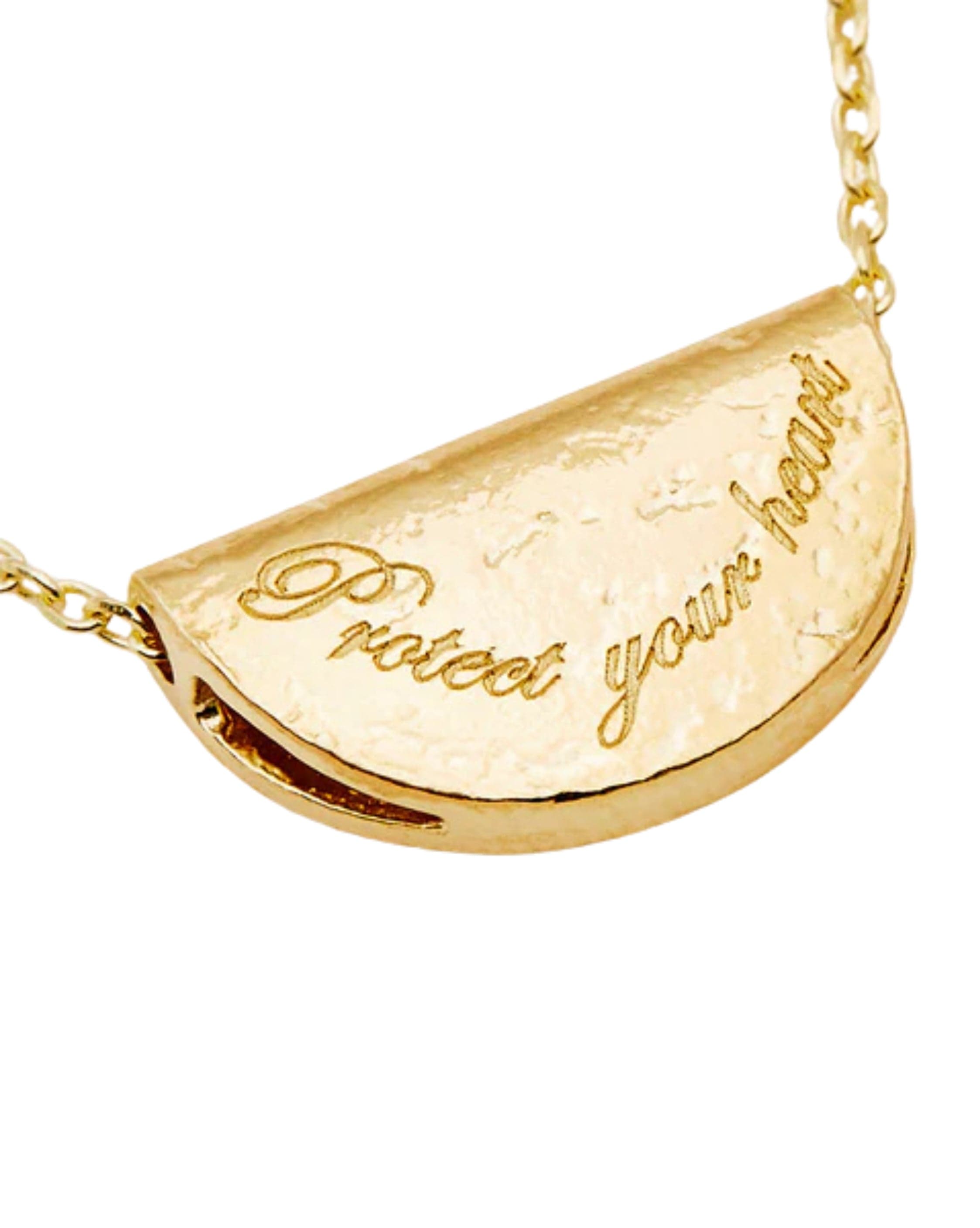 By Charlotte 18k Gold Vermeil Lotus Birthstone Necklace - August - Peridot