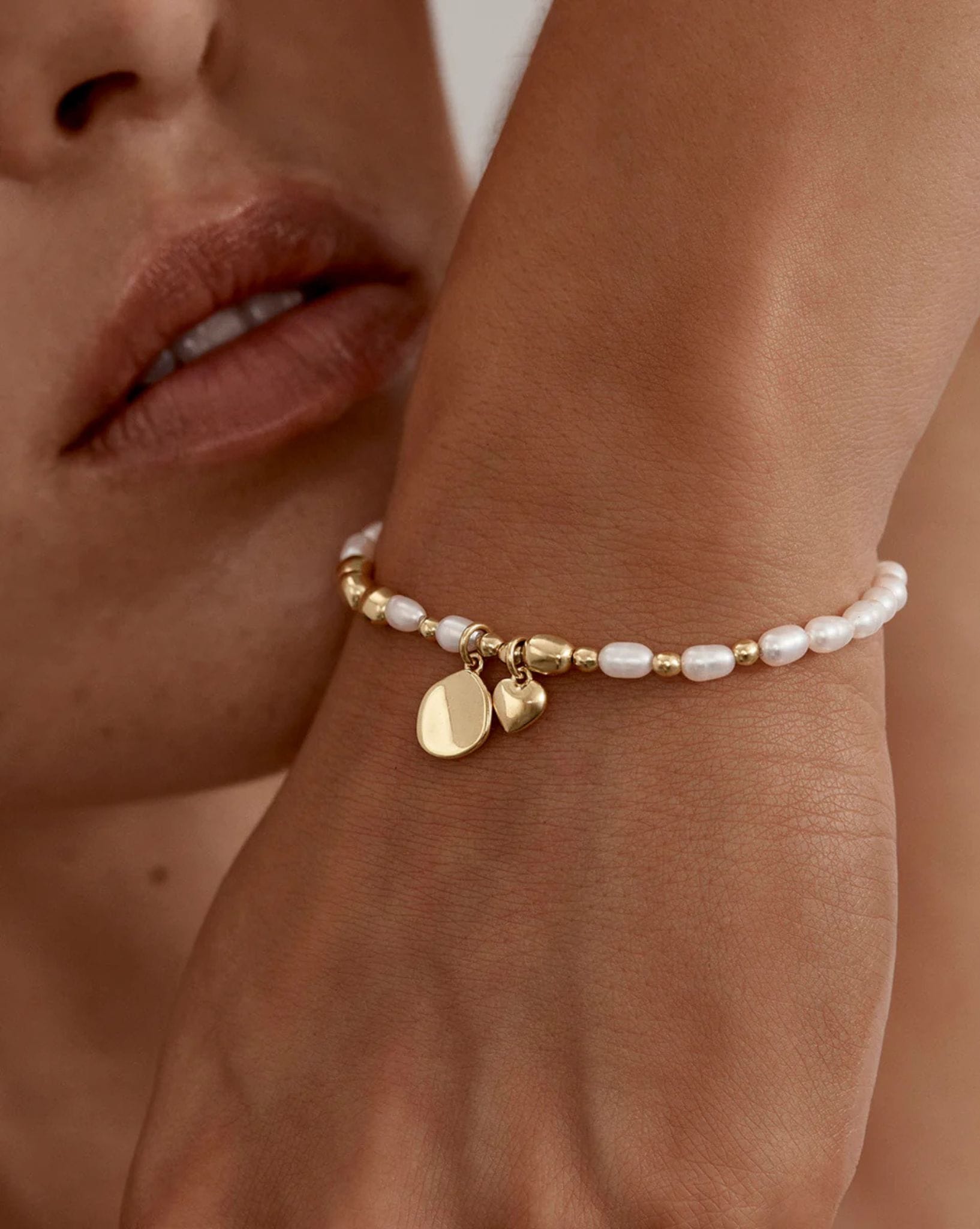 By Charlotte 18k Gold Vermeil - Love Unbound Pearl Bracelet