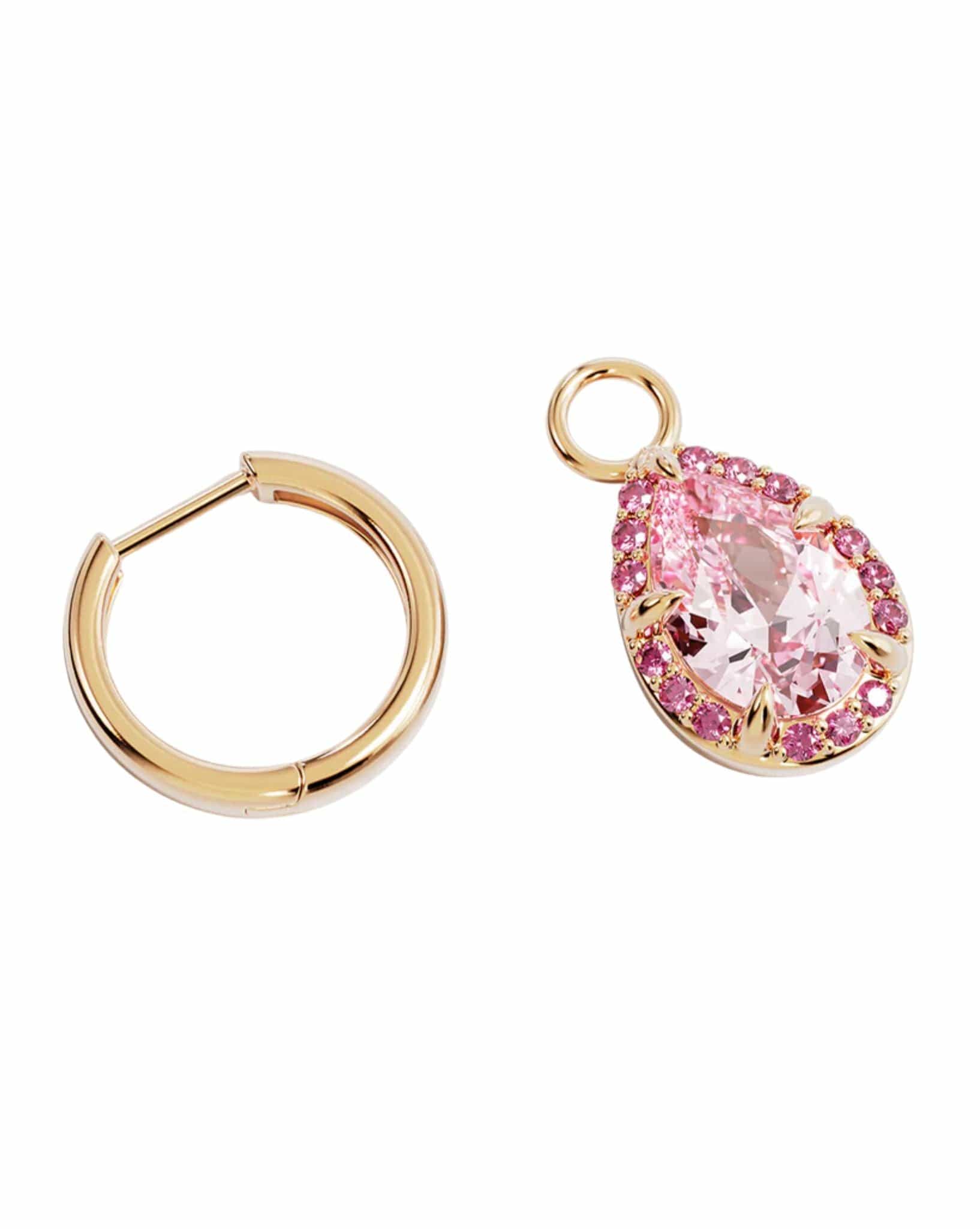 By Charlotte 18k Gold Vermeil - Love Without Limits Hoops