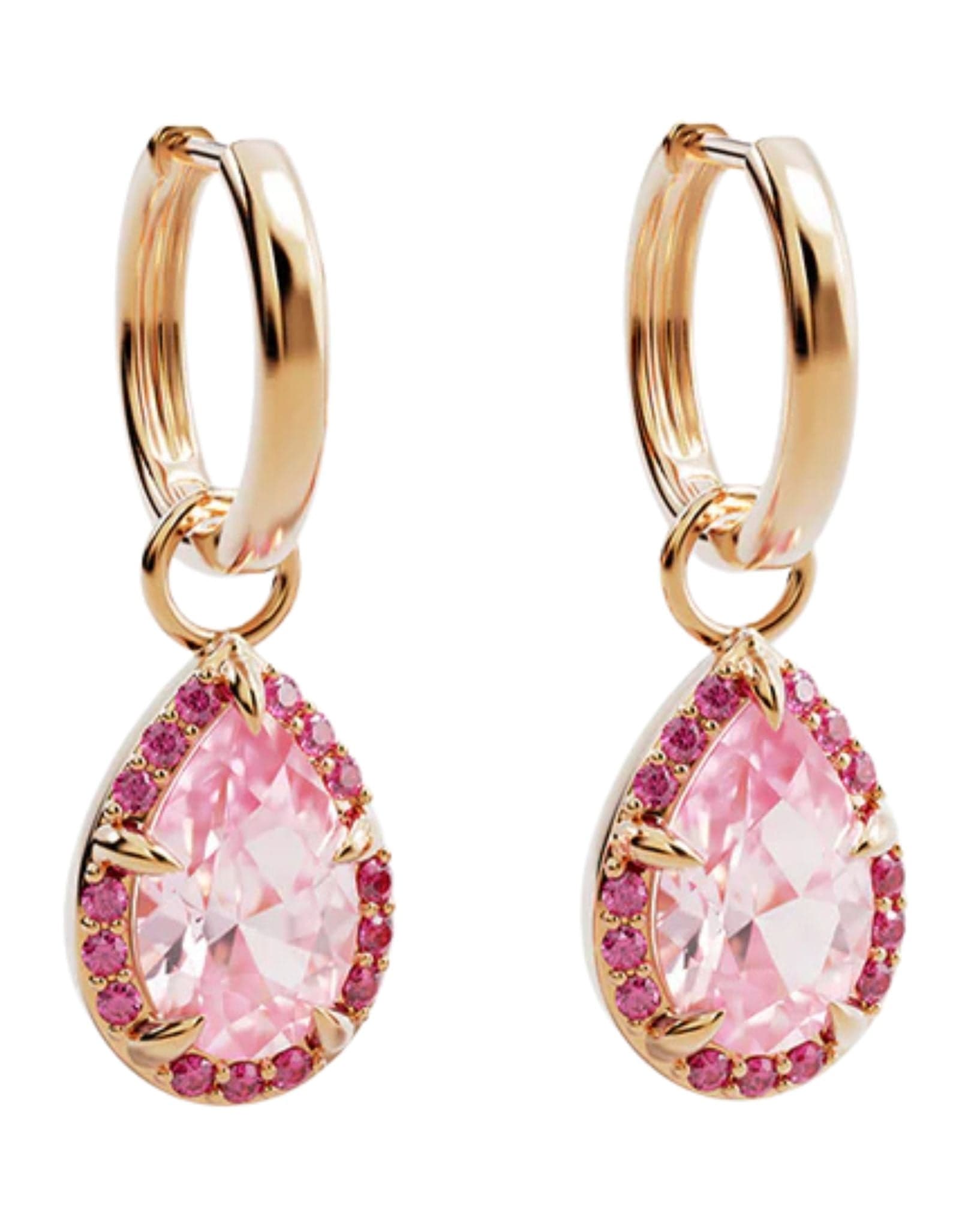 By Charlotte 18k Gold Vermeil - Love Without Limits Hoops