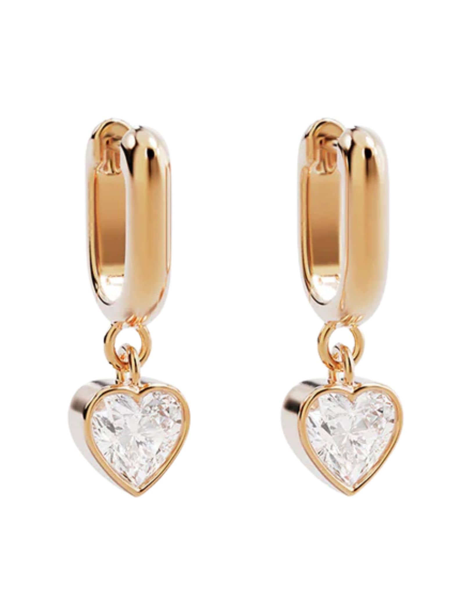 By Charlotte 18k Gold Vermeil - Love You More Hoops
