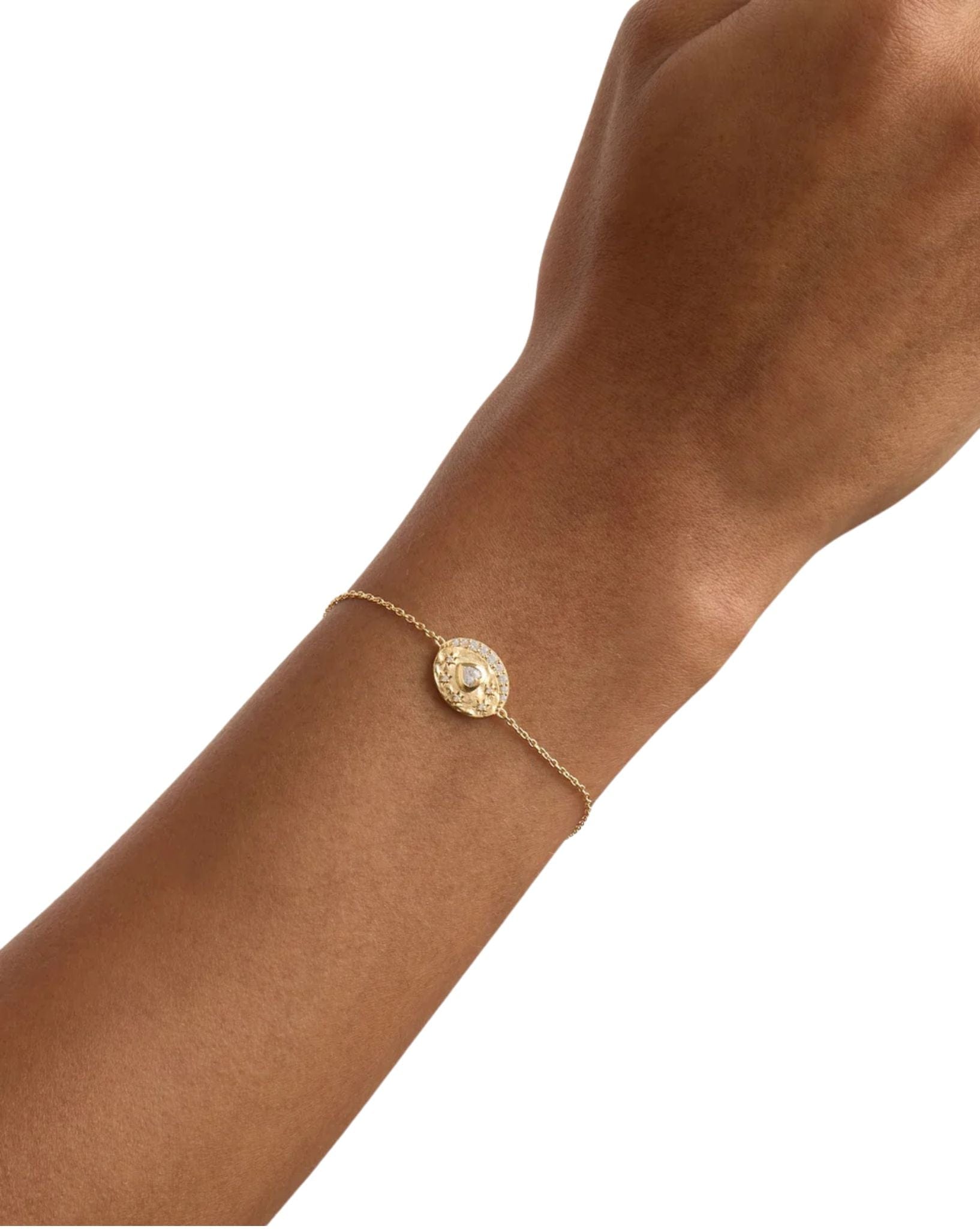 By Charlotte 18k Gold Vermeil Love You To The Moon And Back - Bracelet